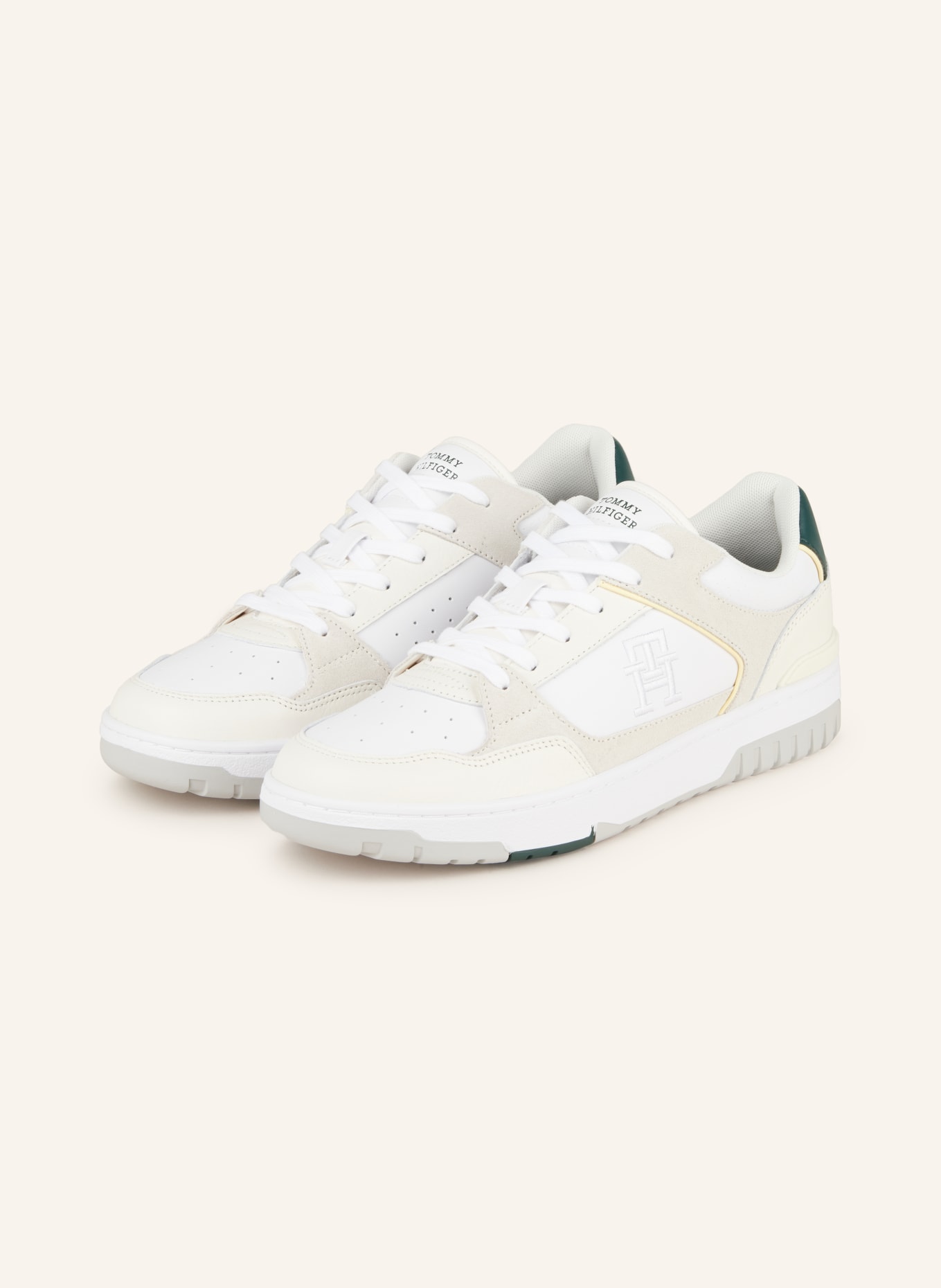 TOMMY HILFIGER Sneakers, Color: WHITE/ CREAM/ LIGHT YELLOW (Image 1)