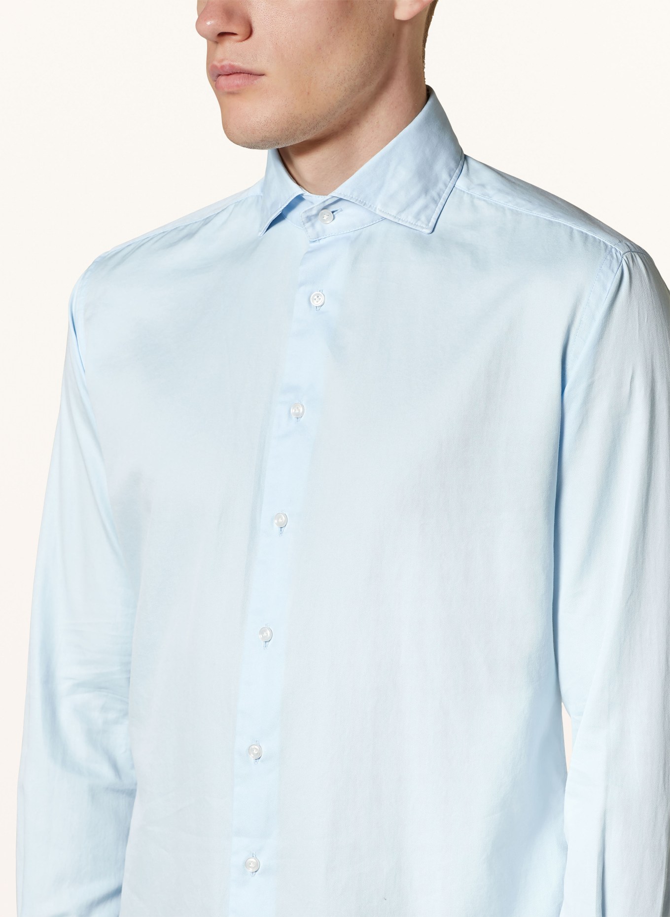 ARTIGIANO Shirt classic fit, Color: LIGHT BLUE (Image 4)