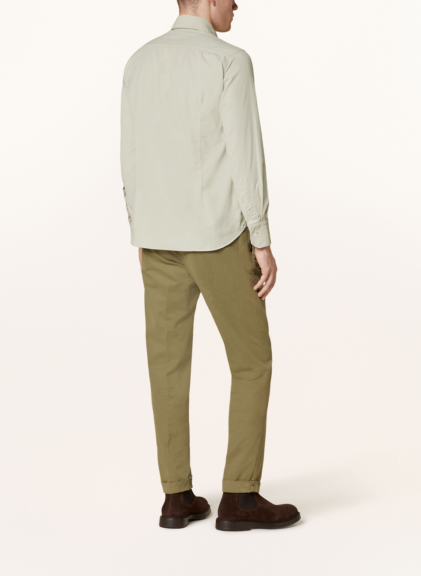 ARTIGIANO Cordhemd Classic Fit: BEIGE