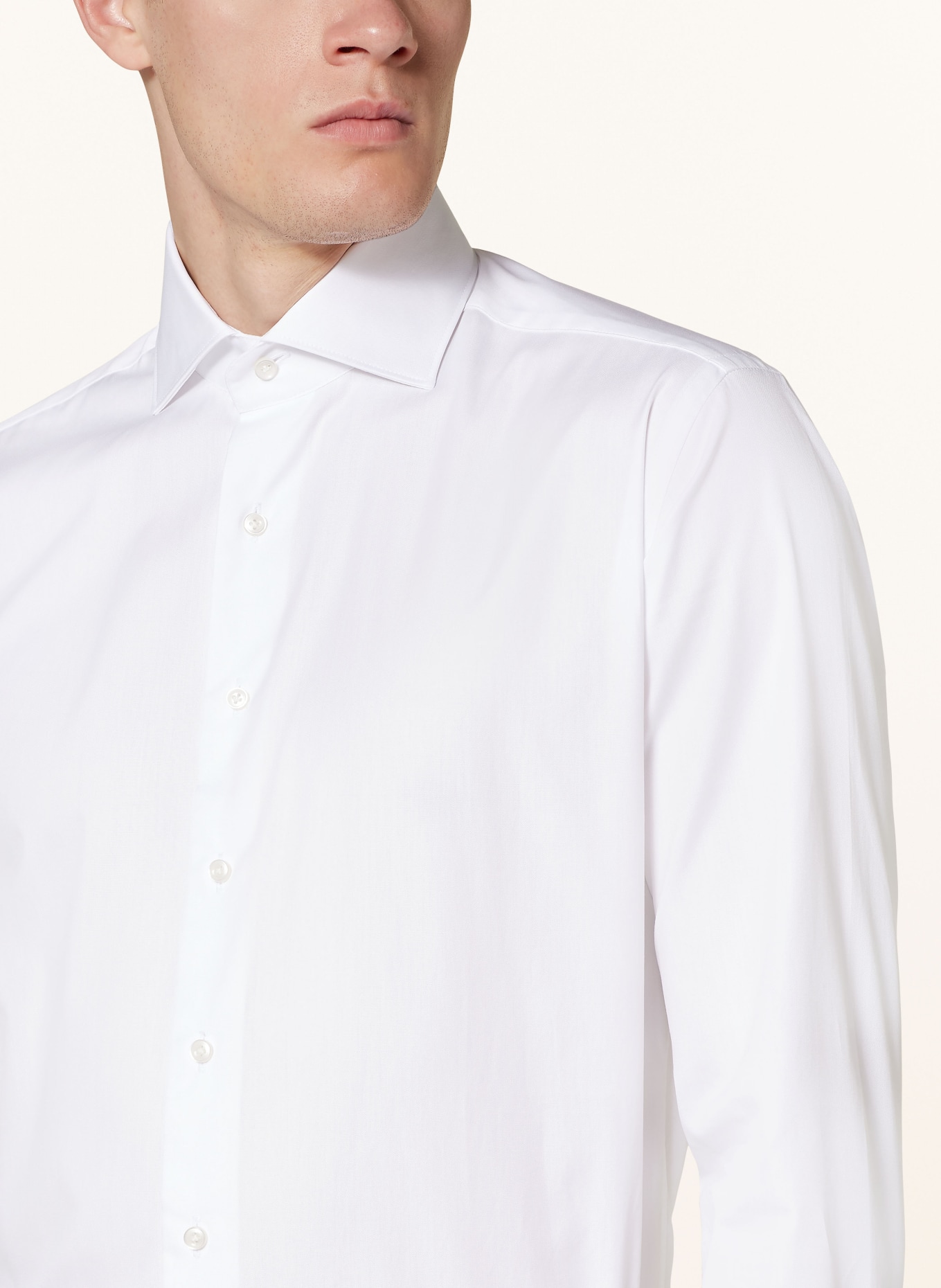 ARTIGIANO Košile Fitted Fit: BÍLÁ