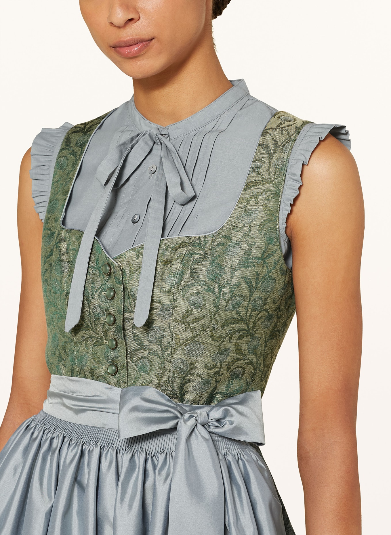 Hammerschmid Dirndlbluse ANTONIA: PETROL