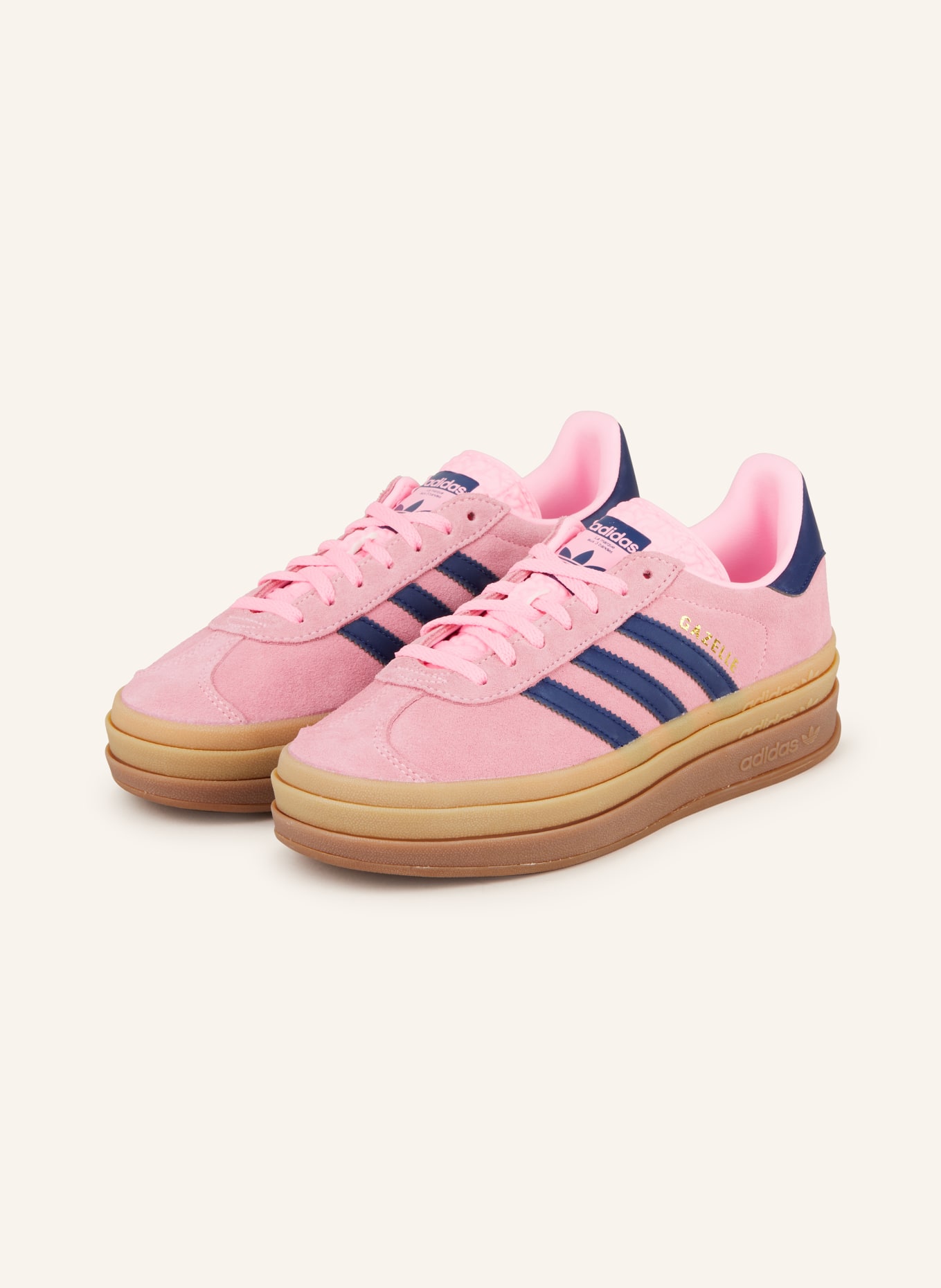 Adidas originals gazelle sneaker pink clearance