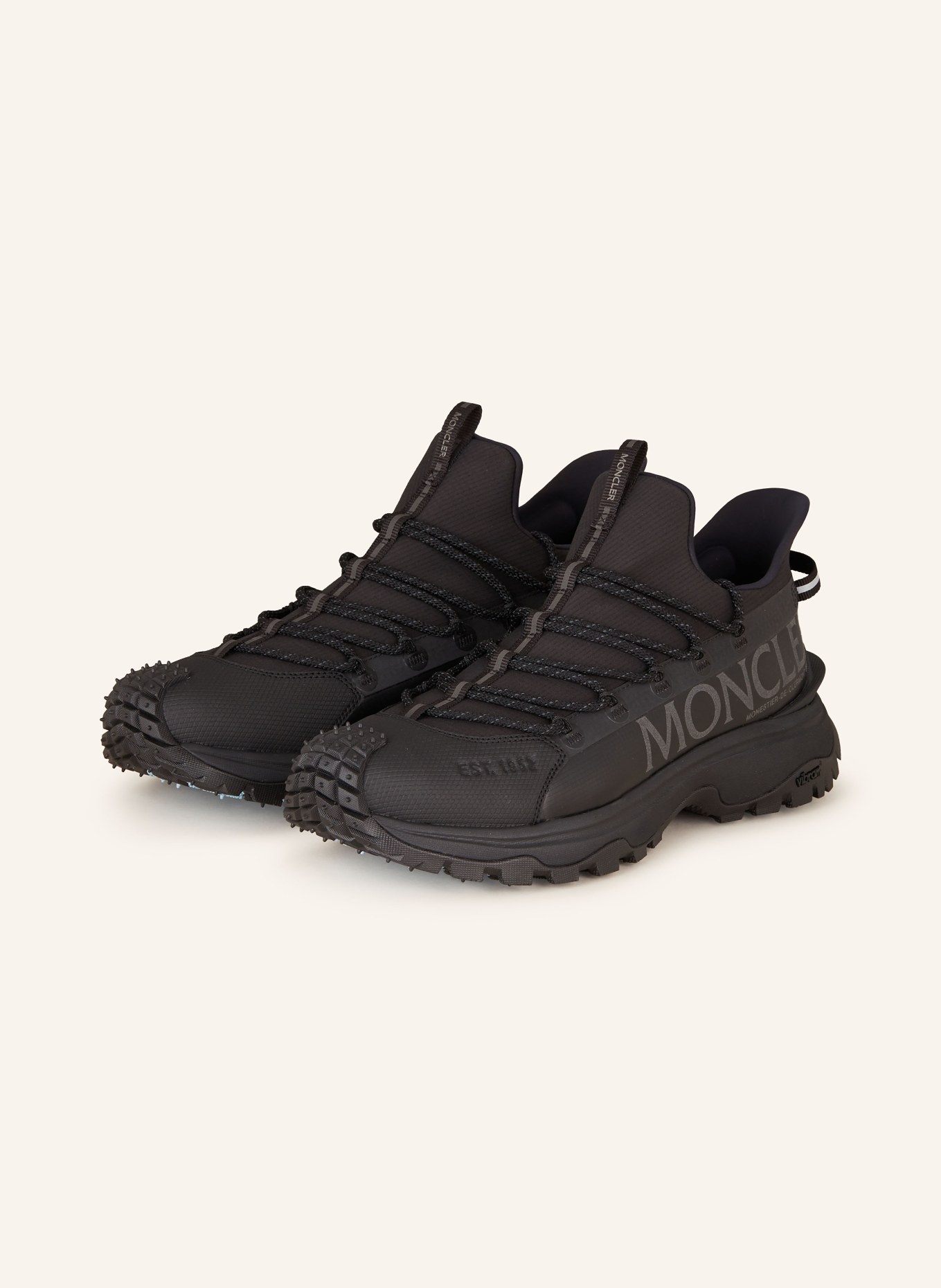 Black moncler shoes discount