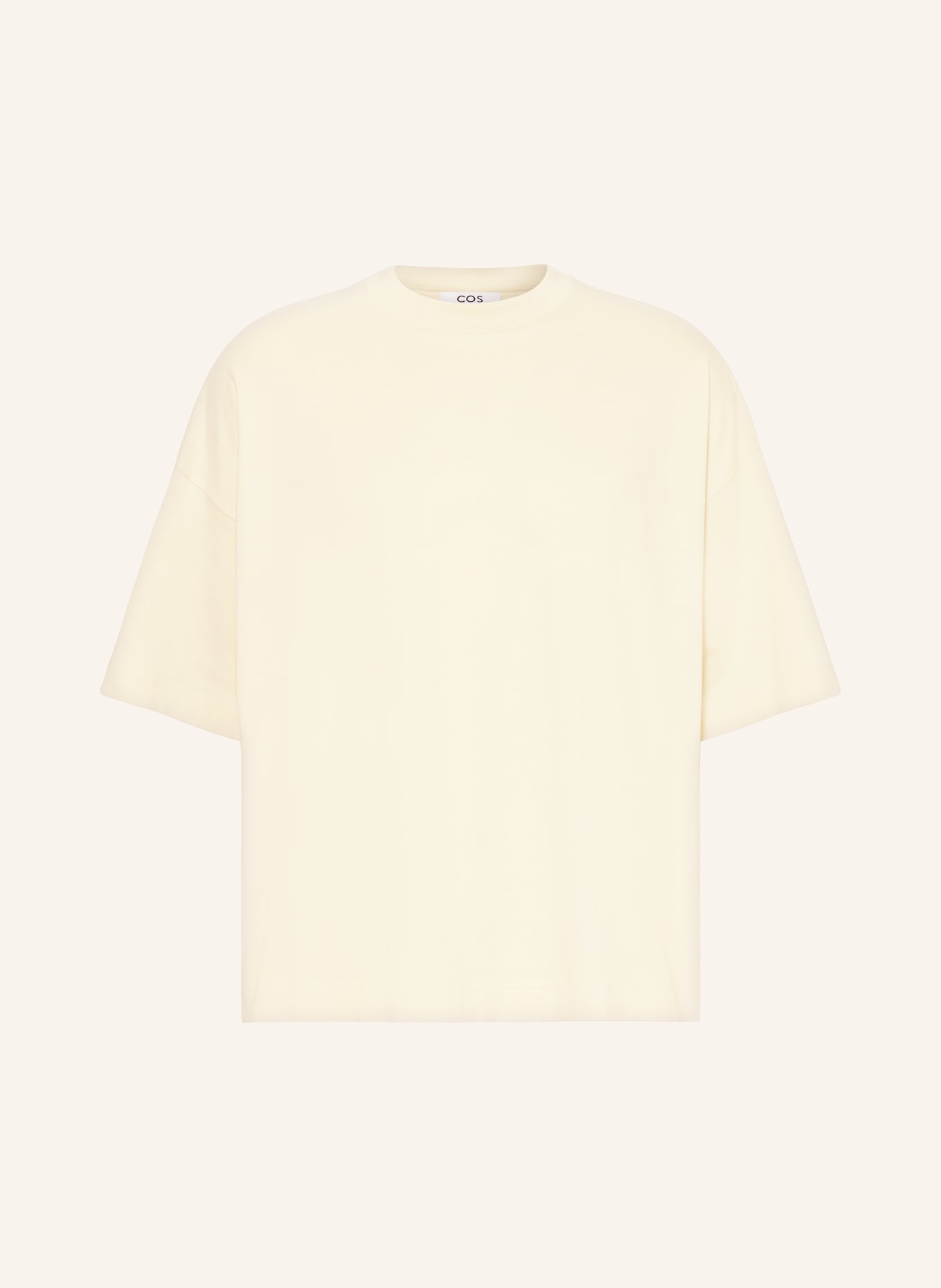 COS T-shirt, Color: LIGHT YELLOW (Image 1)