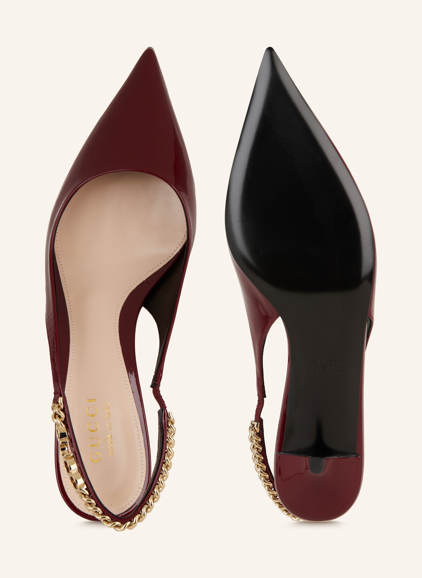 GUCCI Slingpumps: 6207 R.ANCORA/R.ANCORA