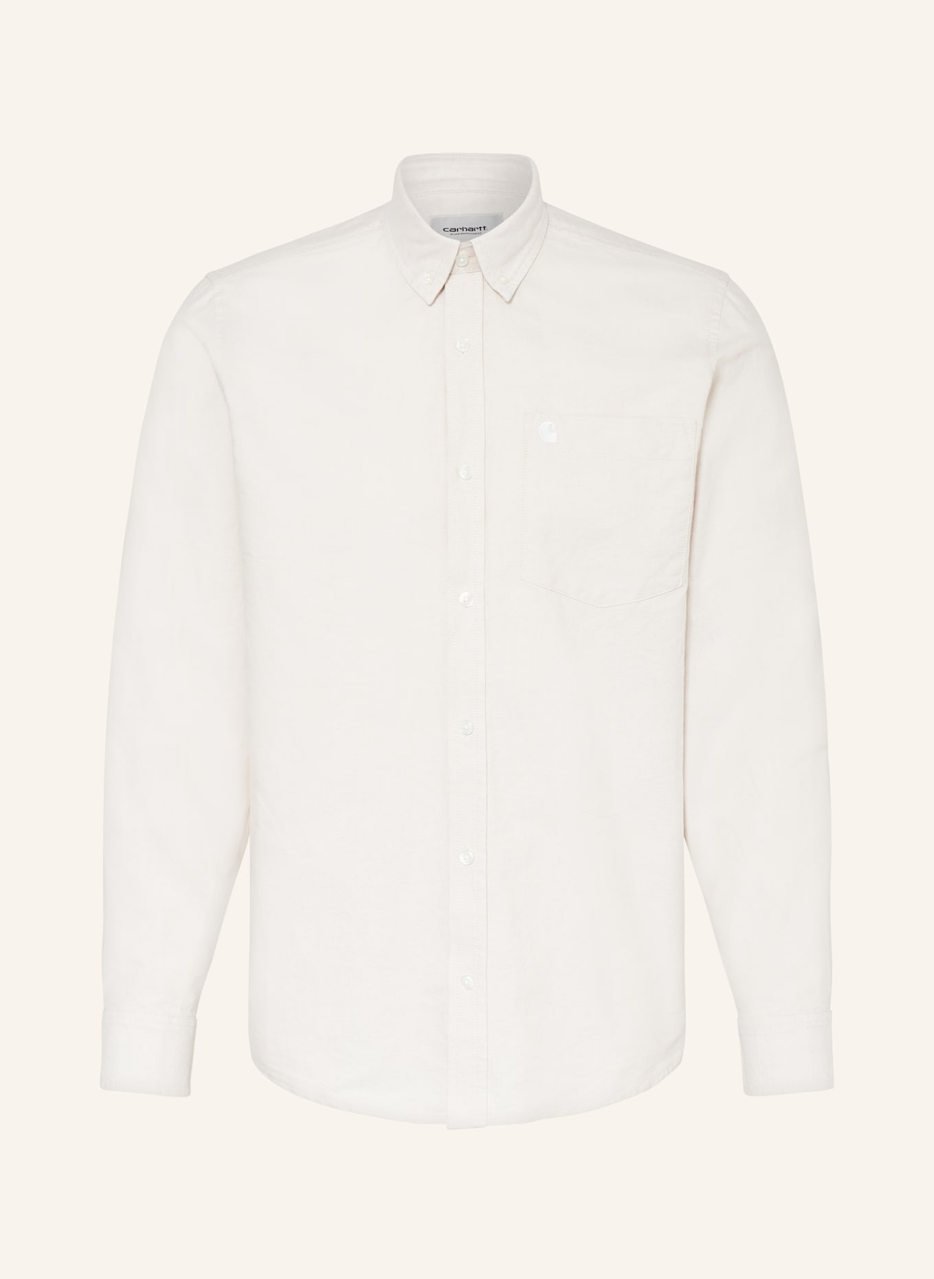 carhartt WIP Oxford shirt regular fit, Color: CREAM (Image 1)