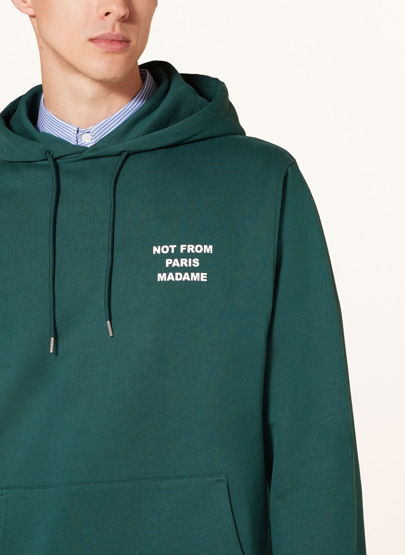 DROLE DE MONSIEUR Hoodie in dunkelgrun