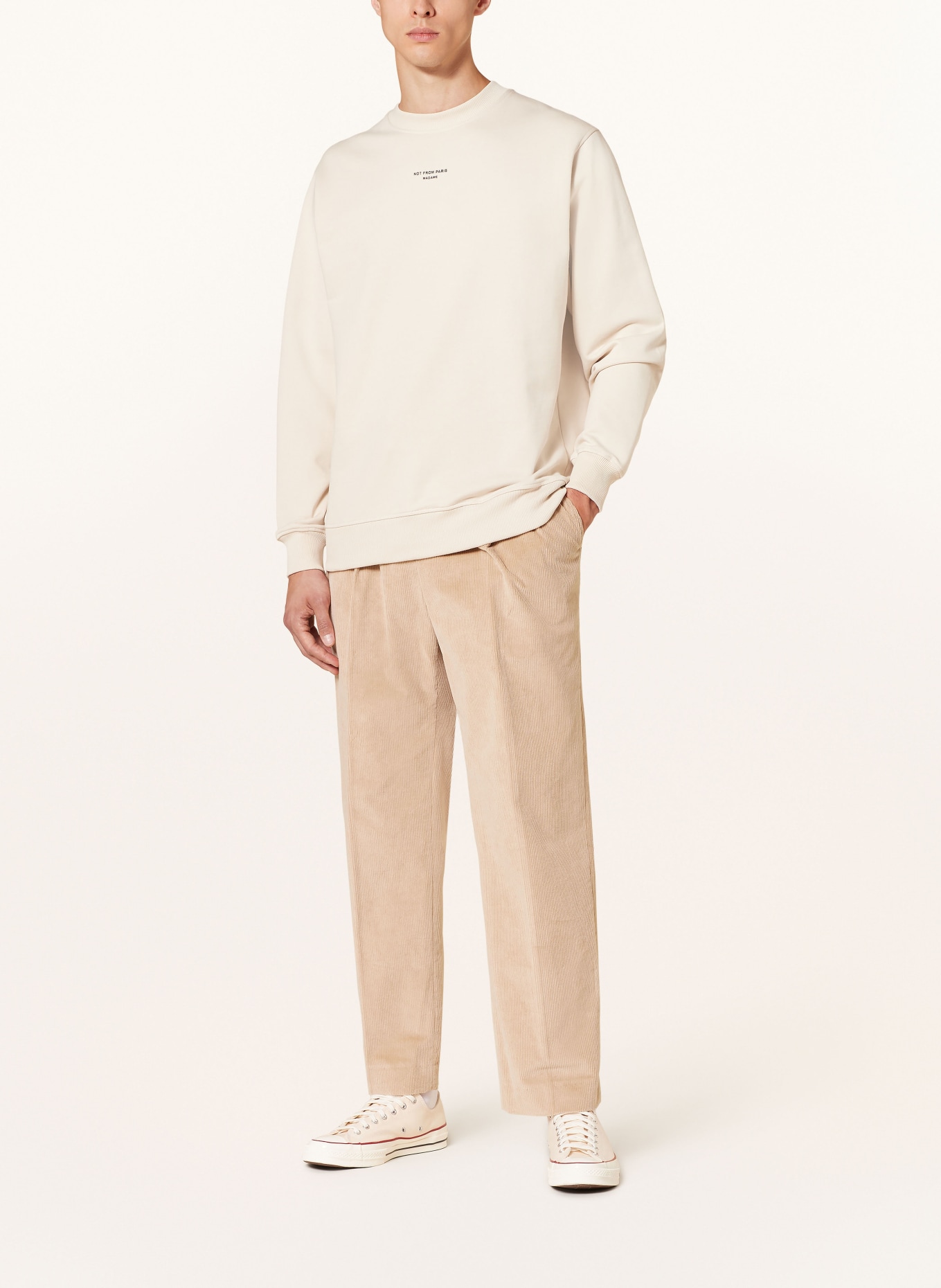 DRÔLE DE MONSIEUR Sweatshirt: CREME