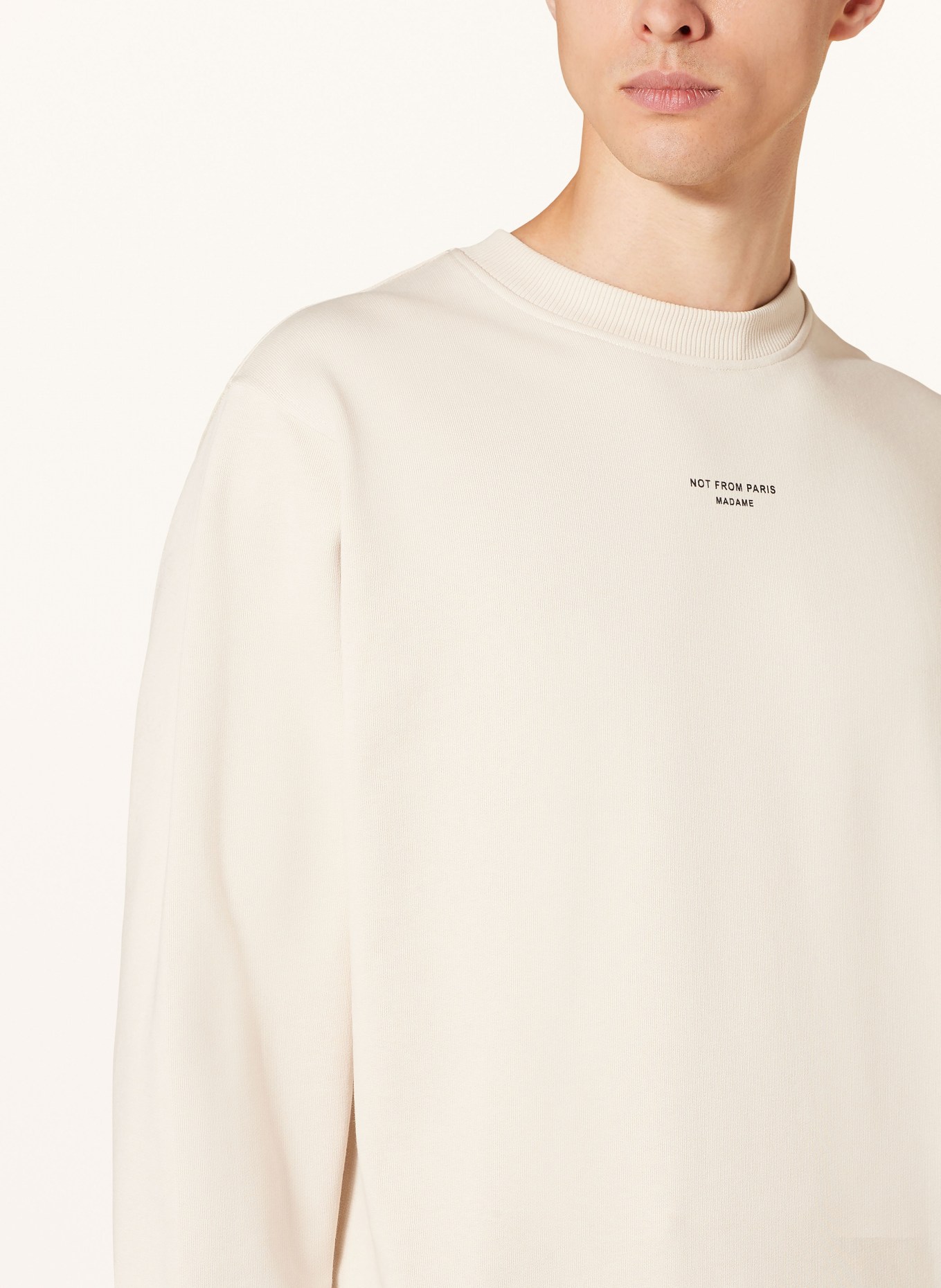 DRÔLE DE MONSIEUR Sweatshirt: CREME