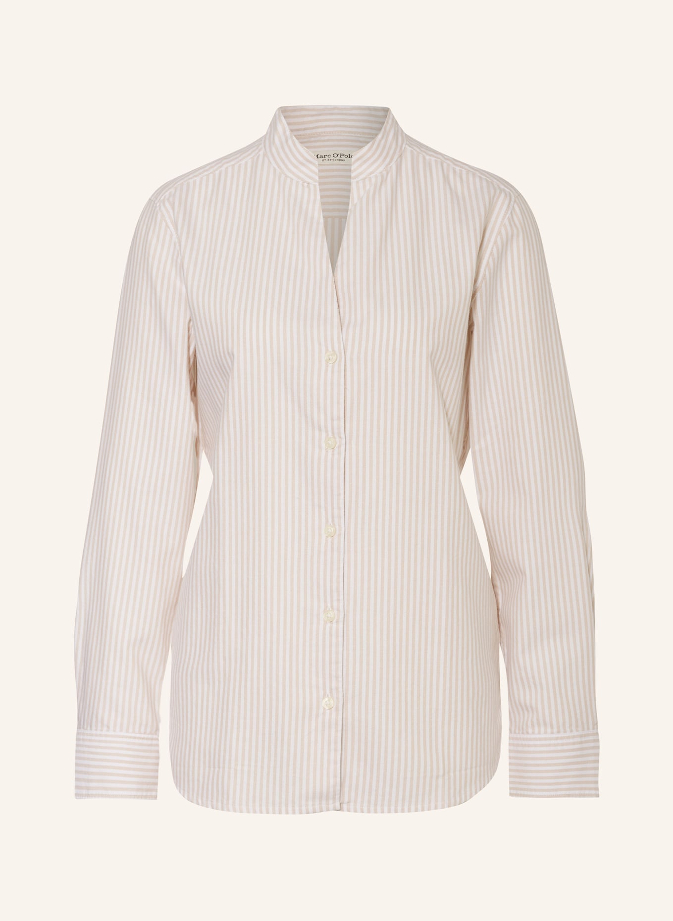 Marc O'Polo Blouse, Color: BEIGE/ WHITE (Image 1)