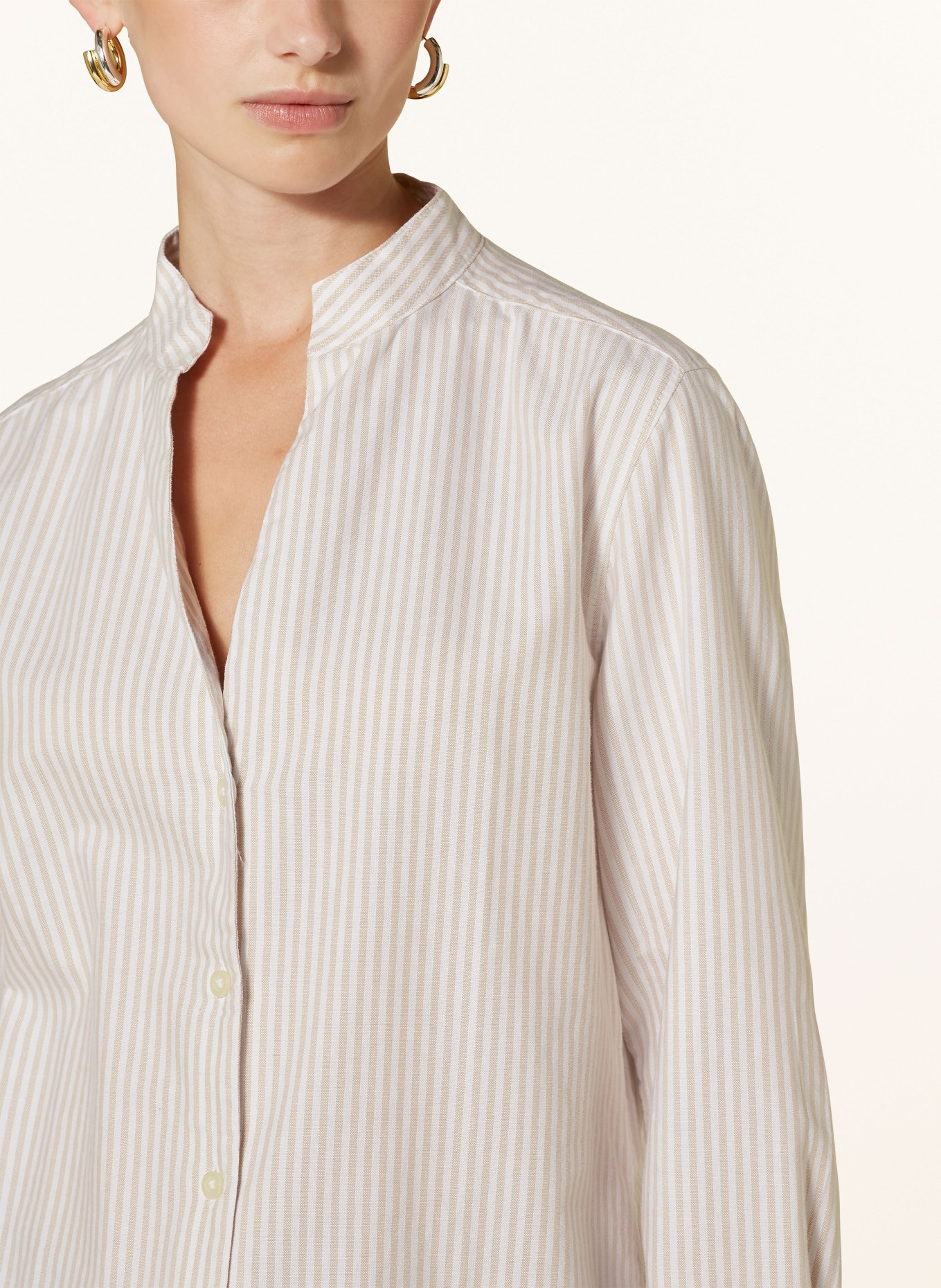 Marc O'Polo Blouse, Color: BEIGE/ WHITE (Image 4)