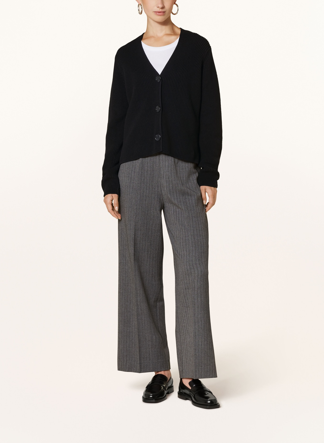 Marc O'Polo Strickjacke: SCHWARZ