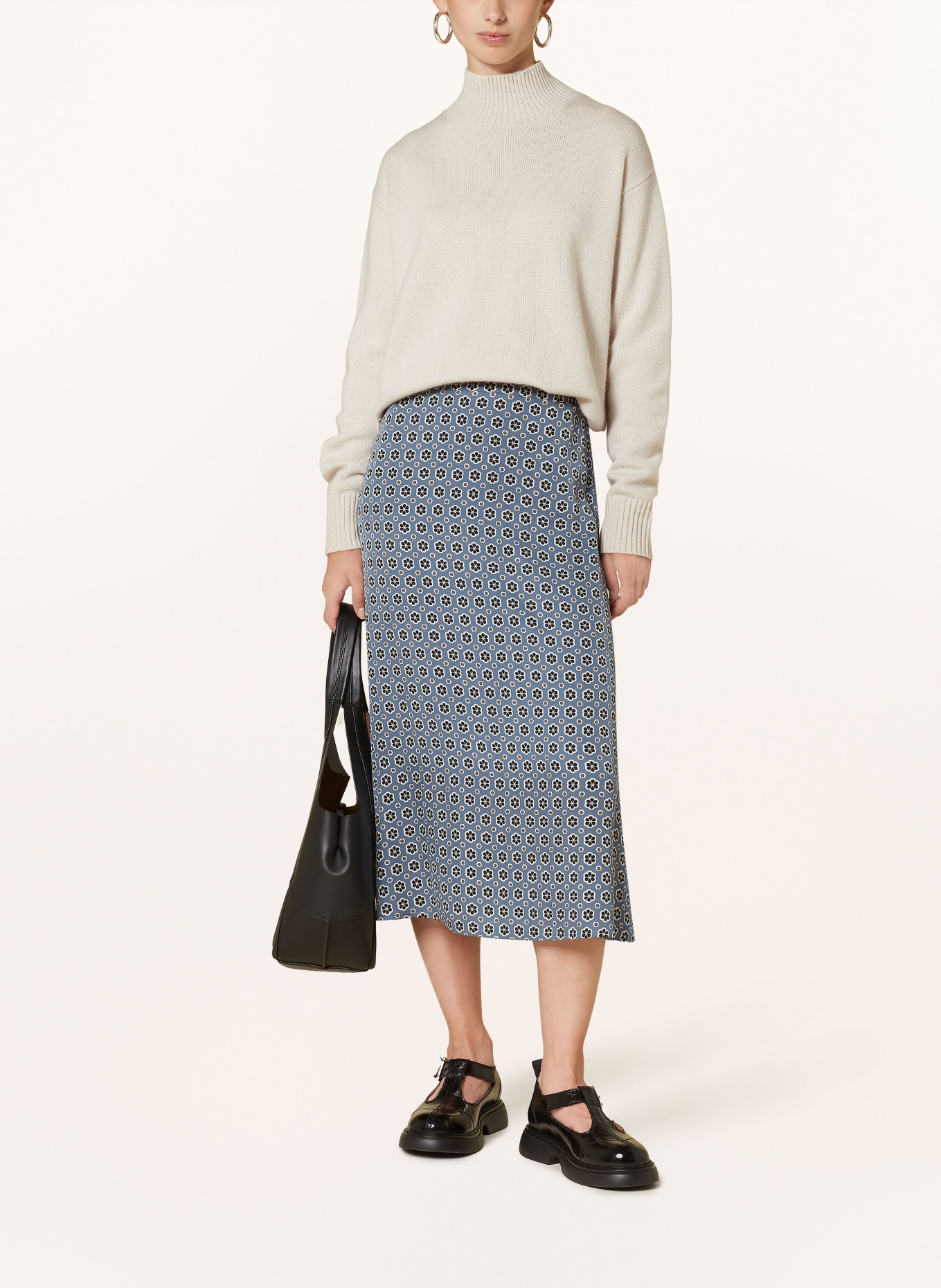 Marc O'Polo Skirt, Color: BLUE GRAY/ BROWN/ BLACK (Image 2)