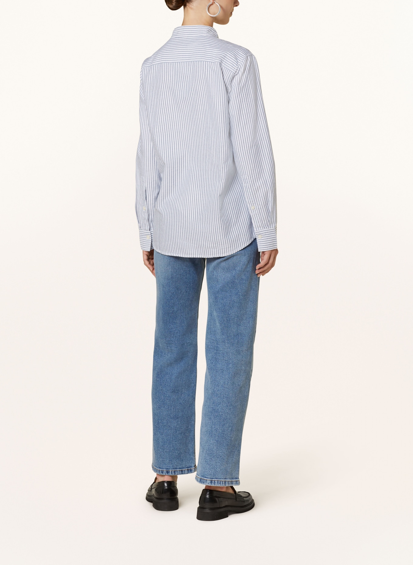 Marc O'Polo Blouse, Color: BLUE GRAY/ WHITE (Image 3)