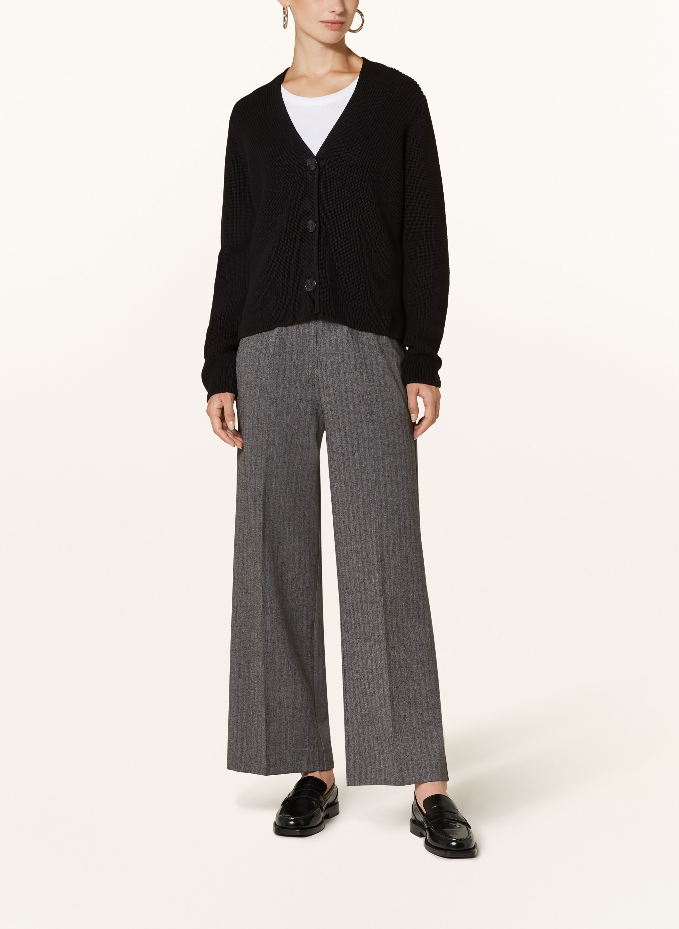 Marc O'Polo Wide leg trousers, Color: GRAY (Image 2)