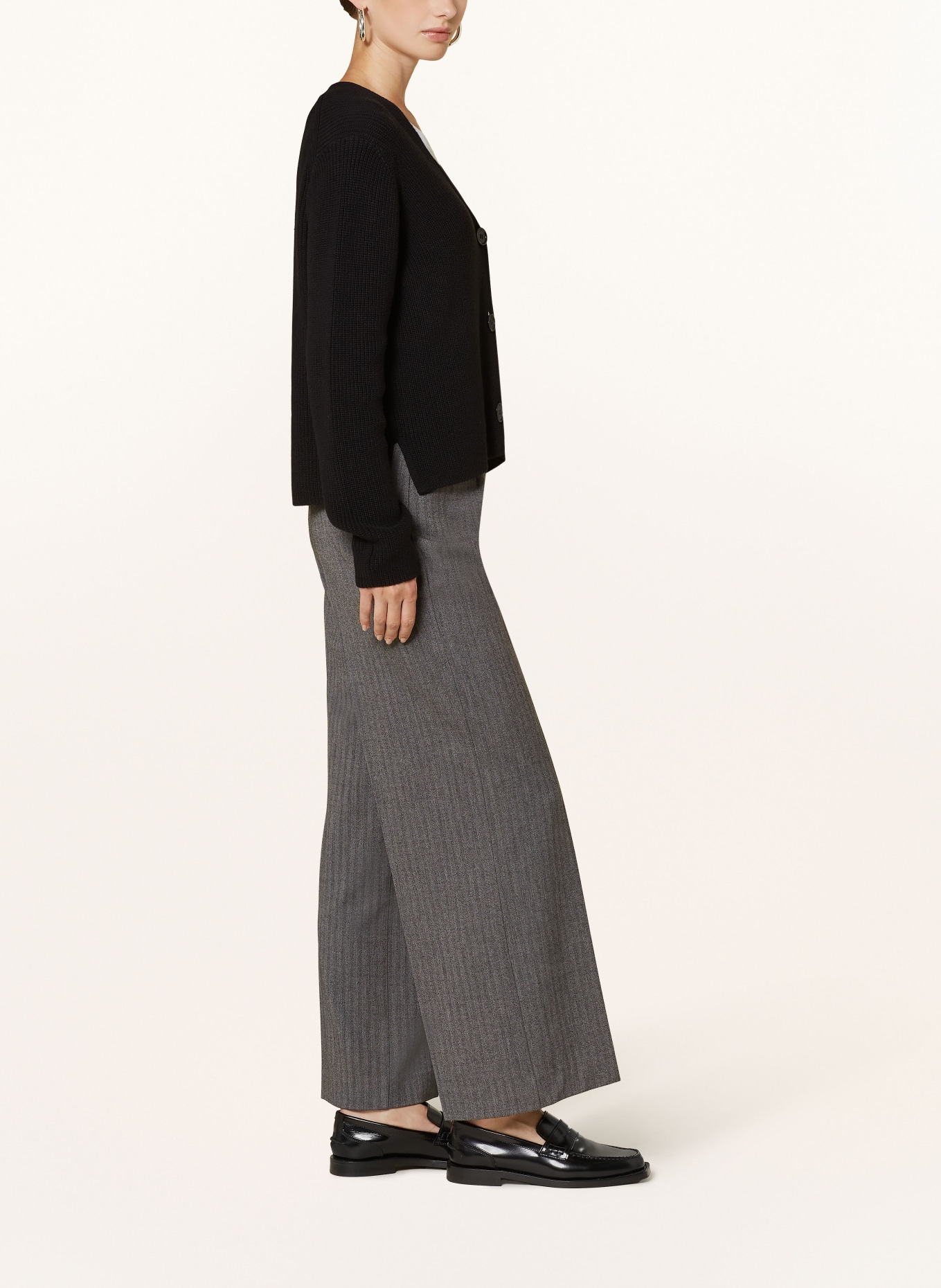 Marc O'Polo Wide leg trousers, Color: GRAY (Image 4)