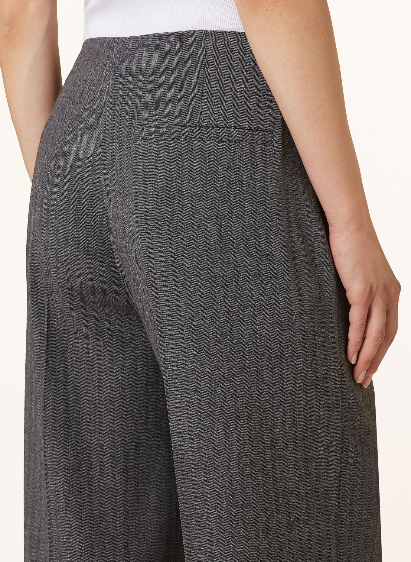 Marc O'Polo Wide leg trousers, Color: GRAY (Image 5)