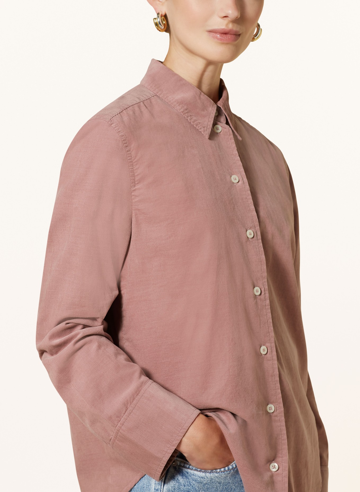 Marc O'Polo Cordbluse, Farbe: ROSÉ (Bild 4)