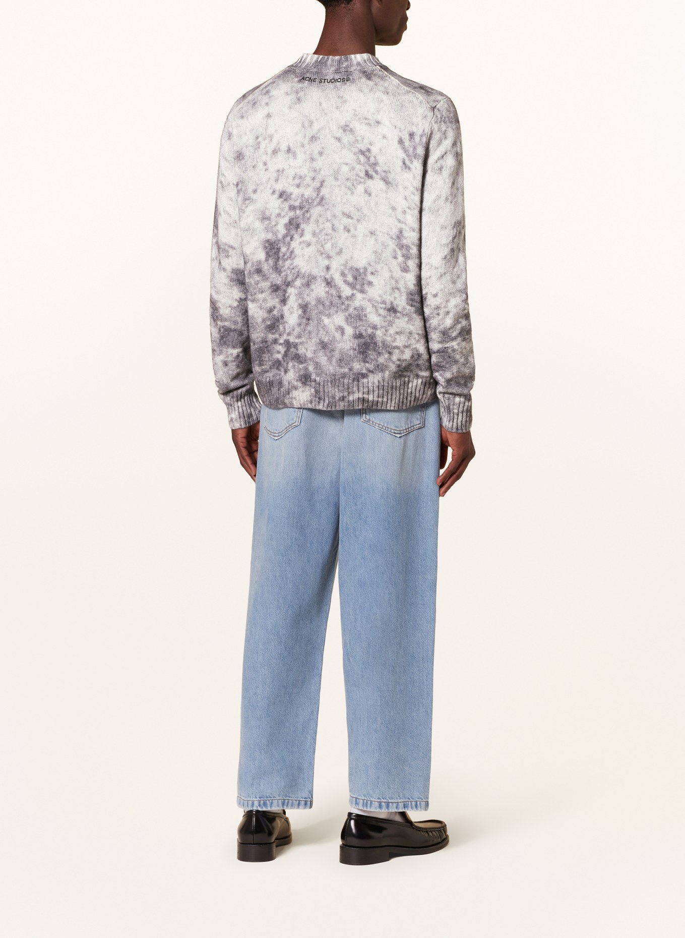 Acne Studios Pullover: SCHWARZ / WEISS