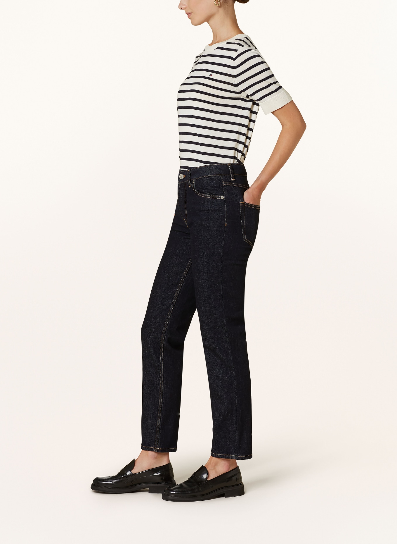 TOMMY HILFIGER Straight jeans: 02Chapeau Tommy Hilfiger Bucket Prep Mono Rev AM0AM10340 BDS