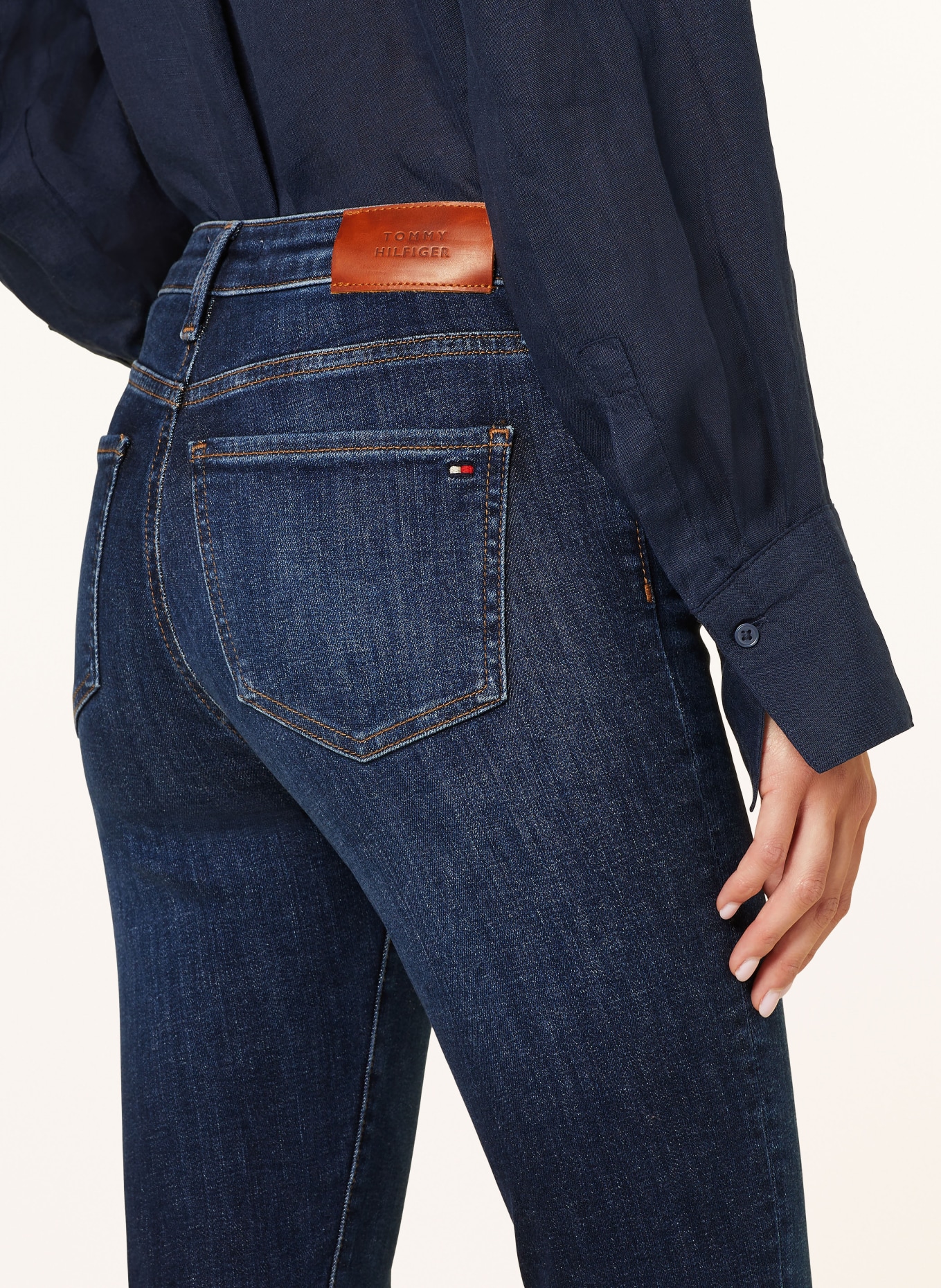 TOMMY HILFIGER Jeansy skinny COMO: 02Кофта tommy hilfiger в составе кашемир
