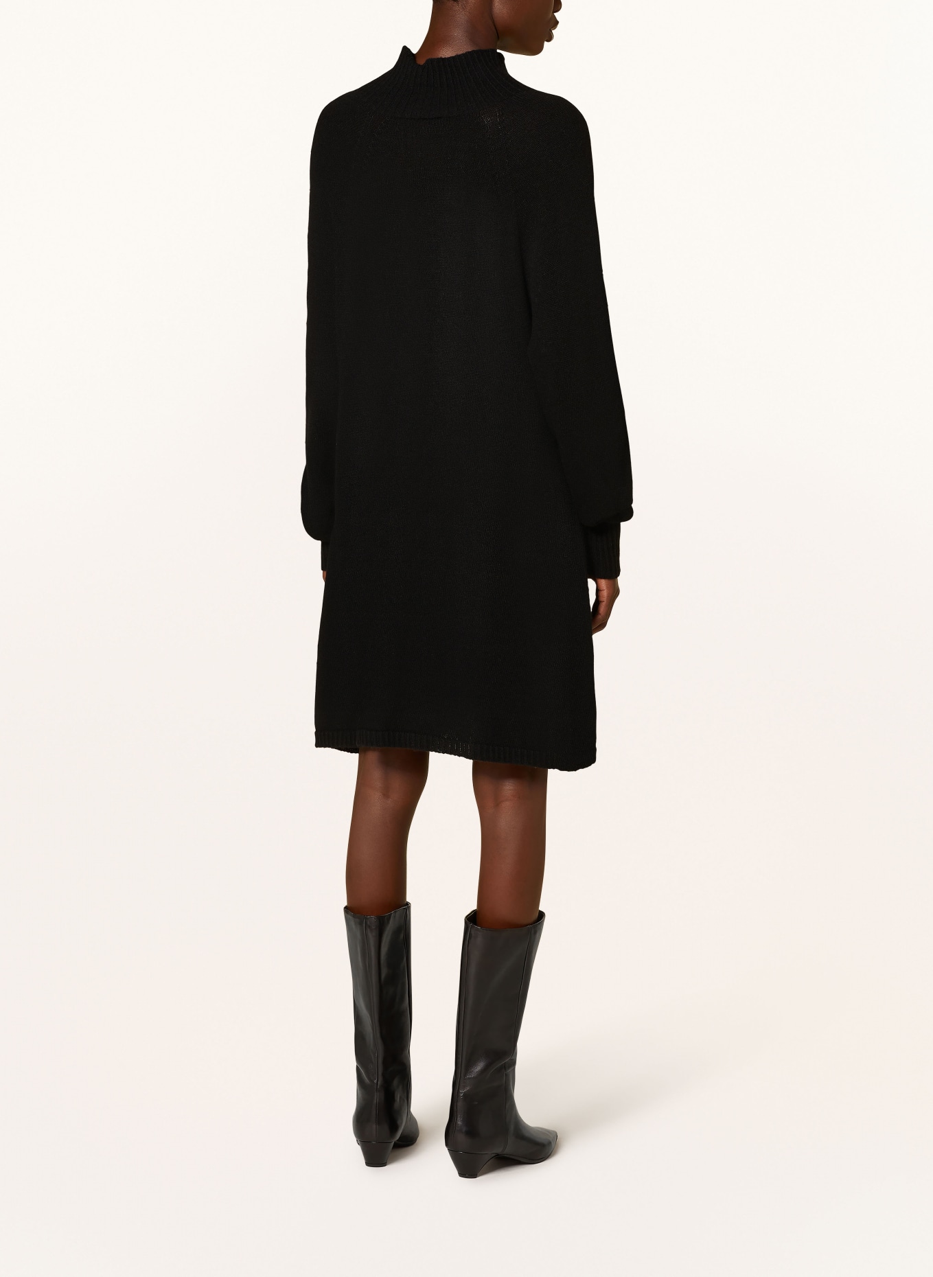 PINKO Strickkleid GRATICCIO: SCHWARZ