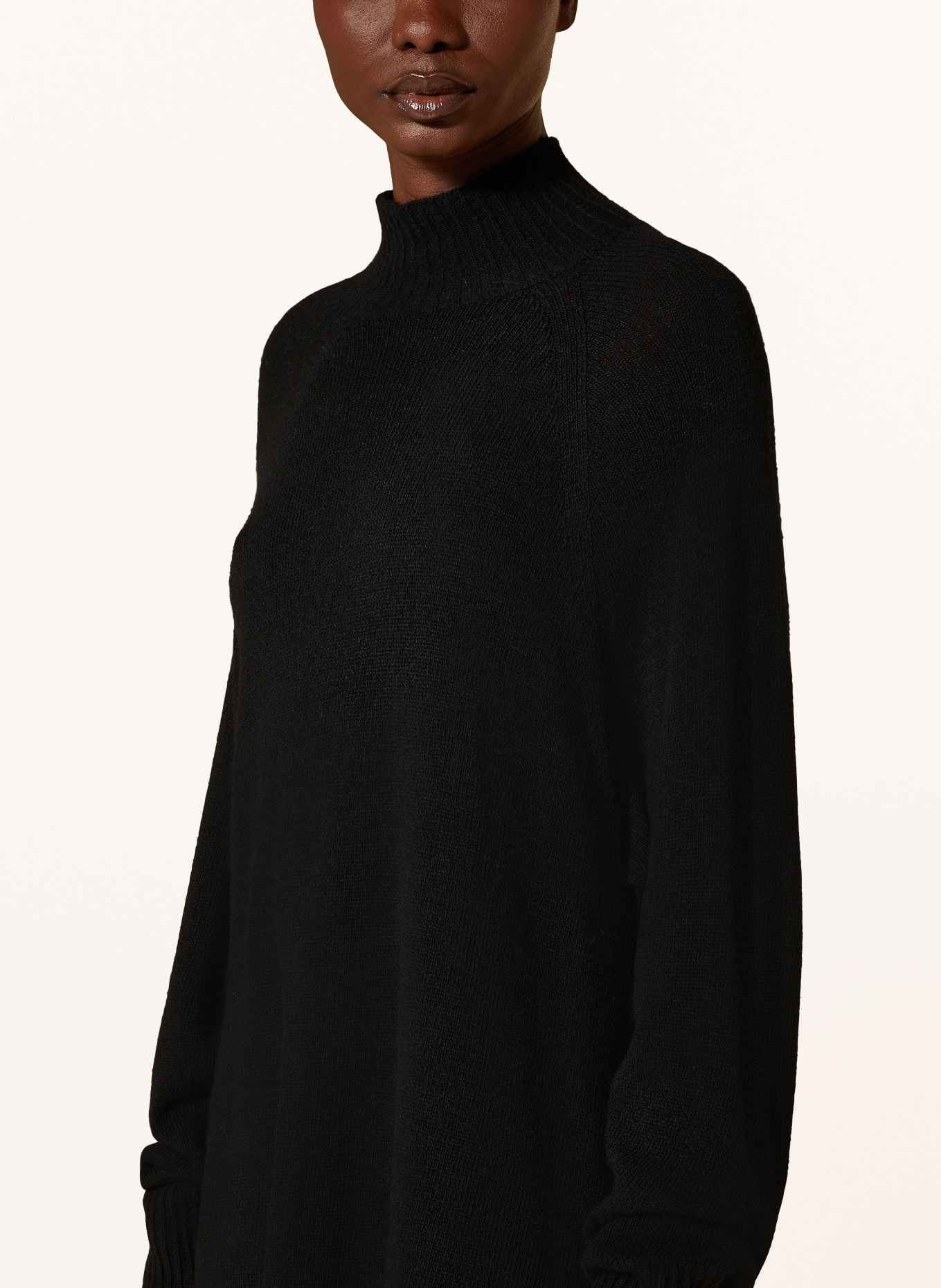 PINKO Strickkleid GRATICCIO: SCHWARZ