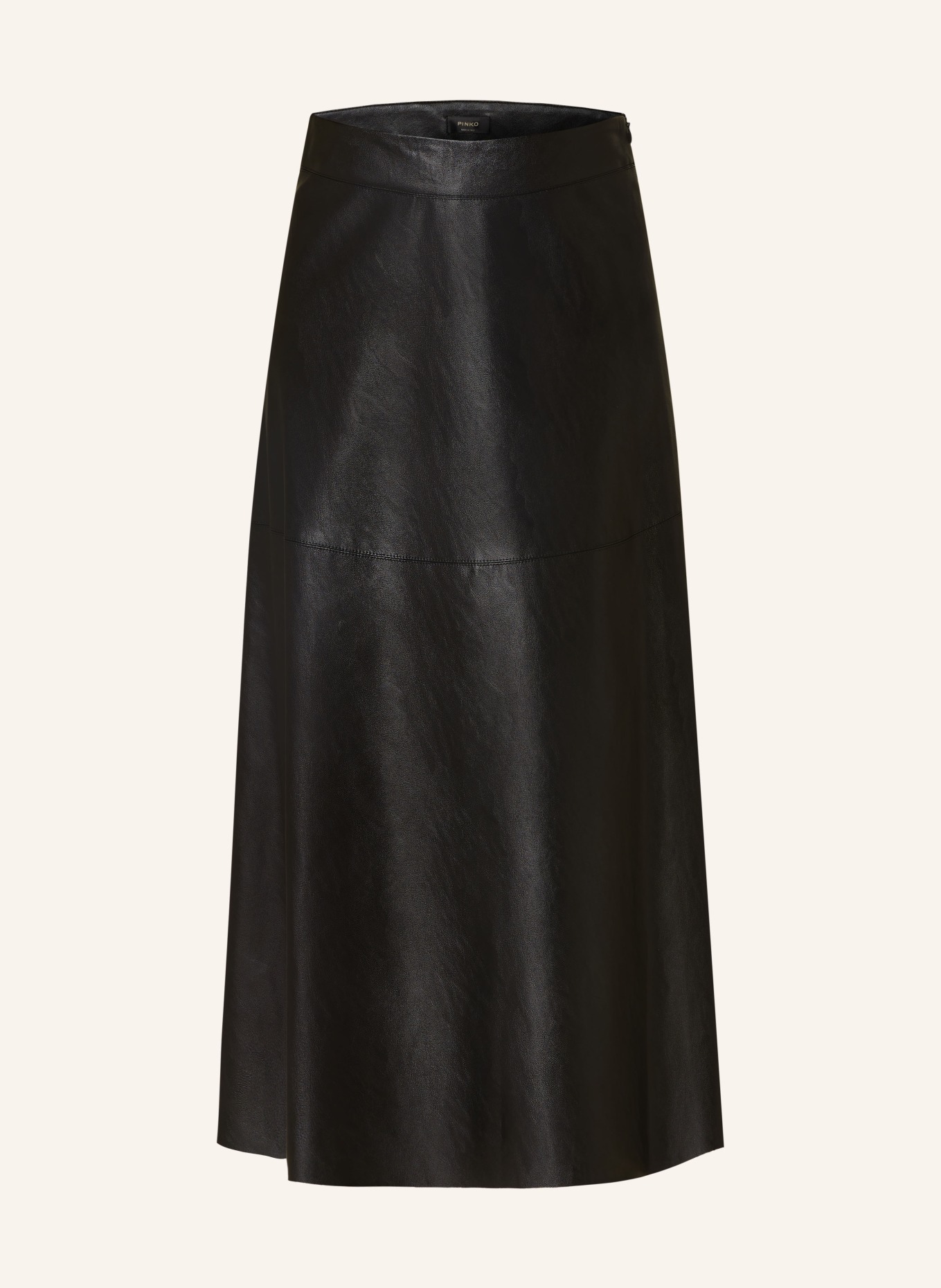 PINKO Skirt in leather look, Color: BLACK (Image 1)