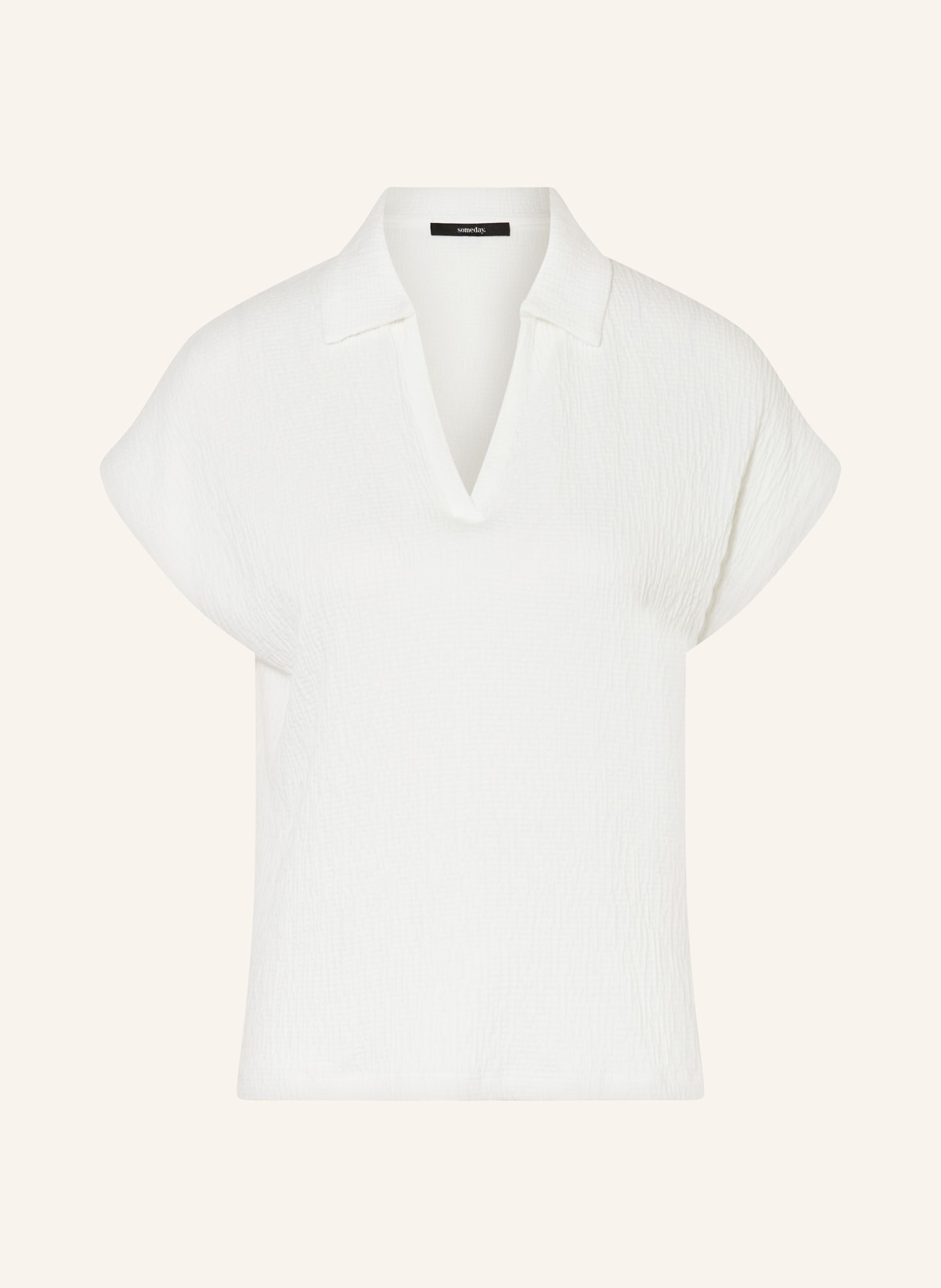 someday Jersey-Poloshirt KELDIRA, Farbe: WEISS (Bild 1)