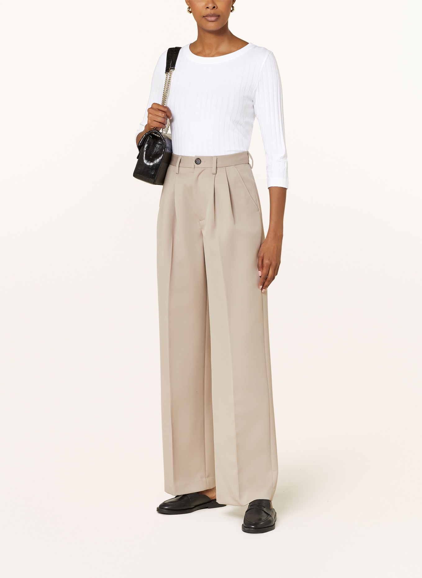 lilienfels Shirt with 3/4 sleeves: WHITE