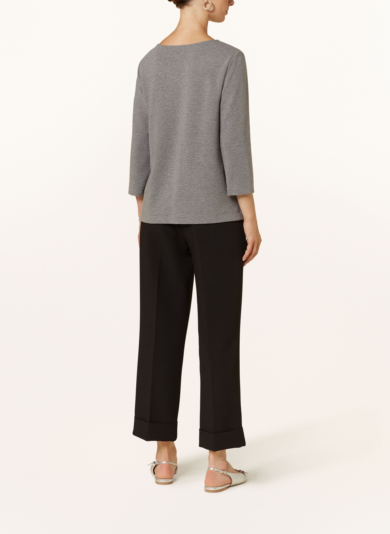 lilienfels Shirt mit 3/4-Arm: GRAU
