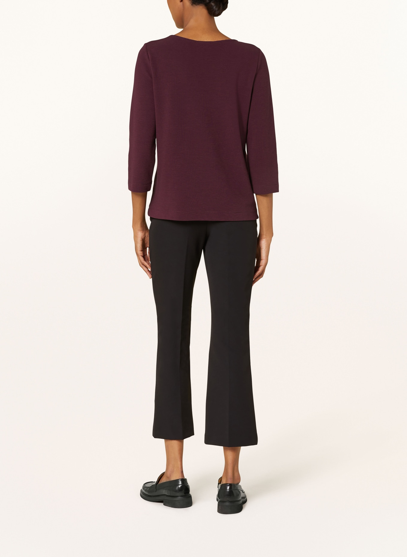 lilienfels Shirt with 3/4 sleeves, Color: DARK PURPLE (Image 3)