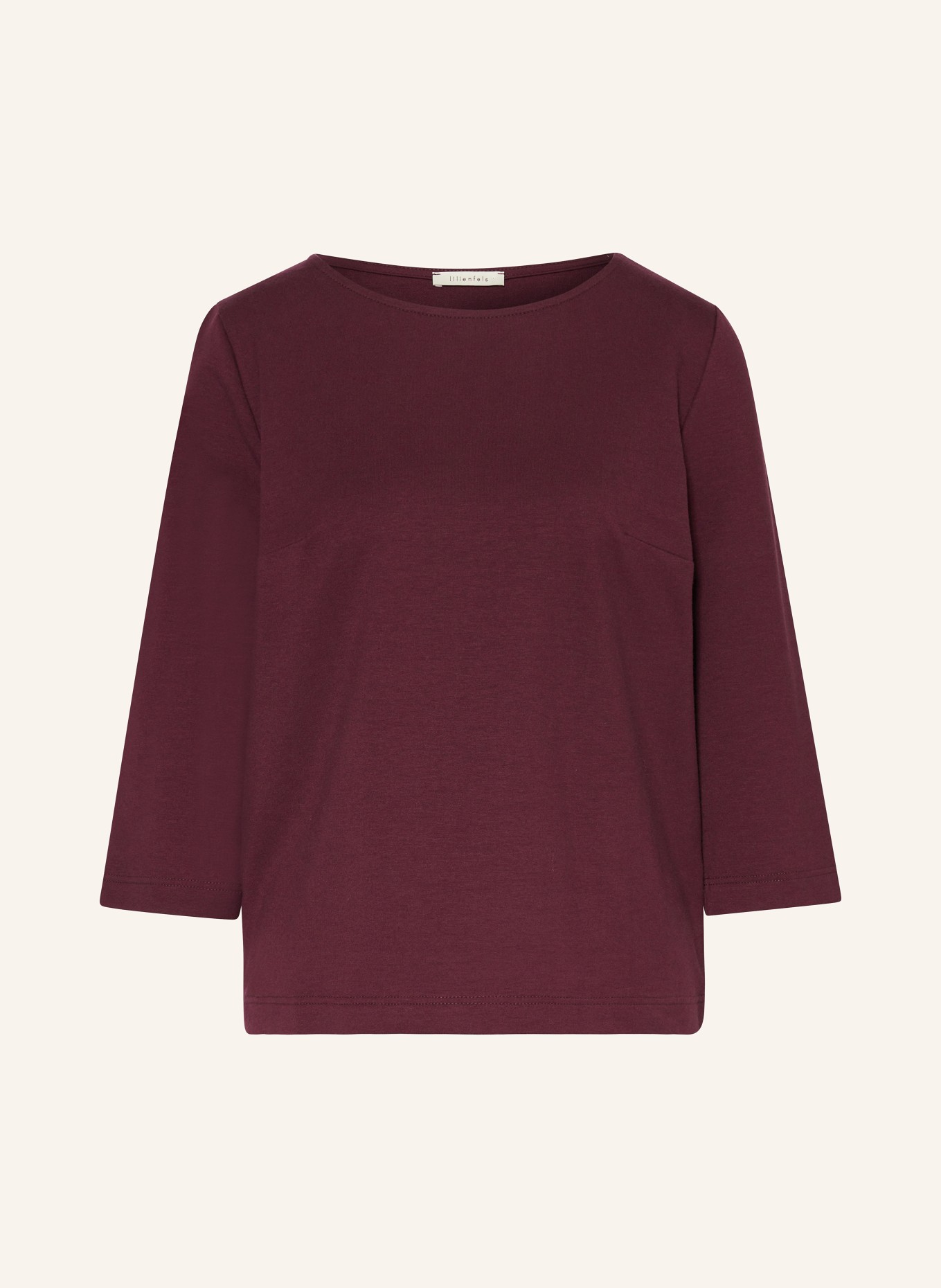 lilienfels Shirt with 3/4 sleeves, Color: DARK RED (Image 1)