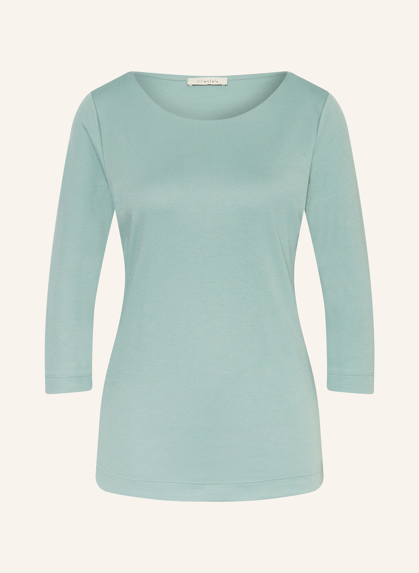 lilienfels Shirt with 3/4 sleeves, Color: LIGHT GREEN (Image 1)