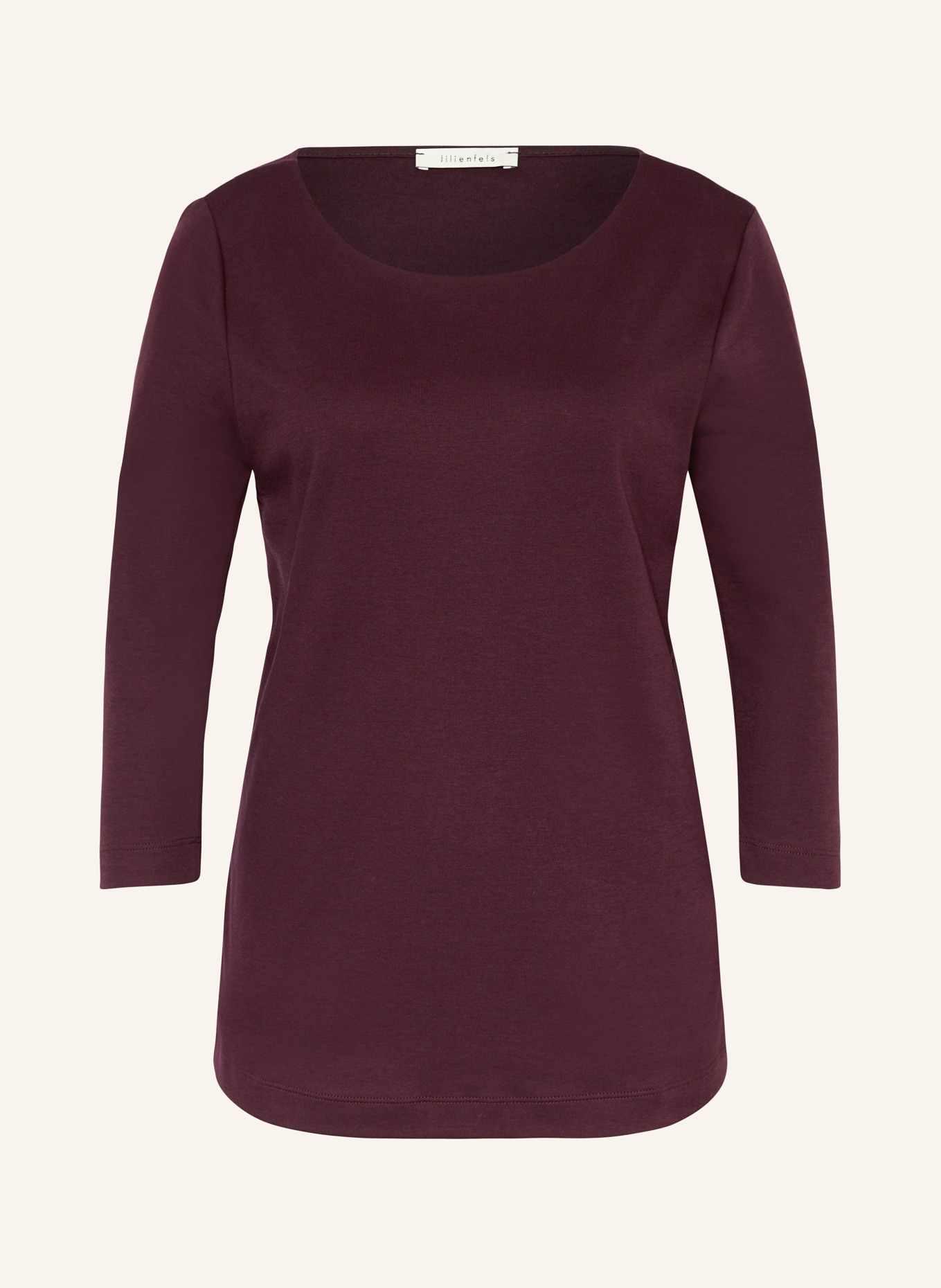 lilienfels Shirt with 3/4 sleeves, Color: DARK PURPLE (Image 1)