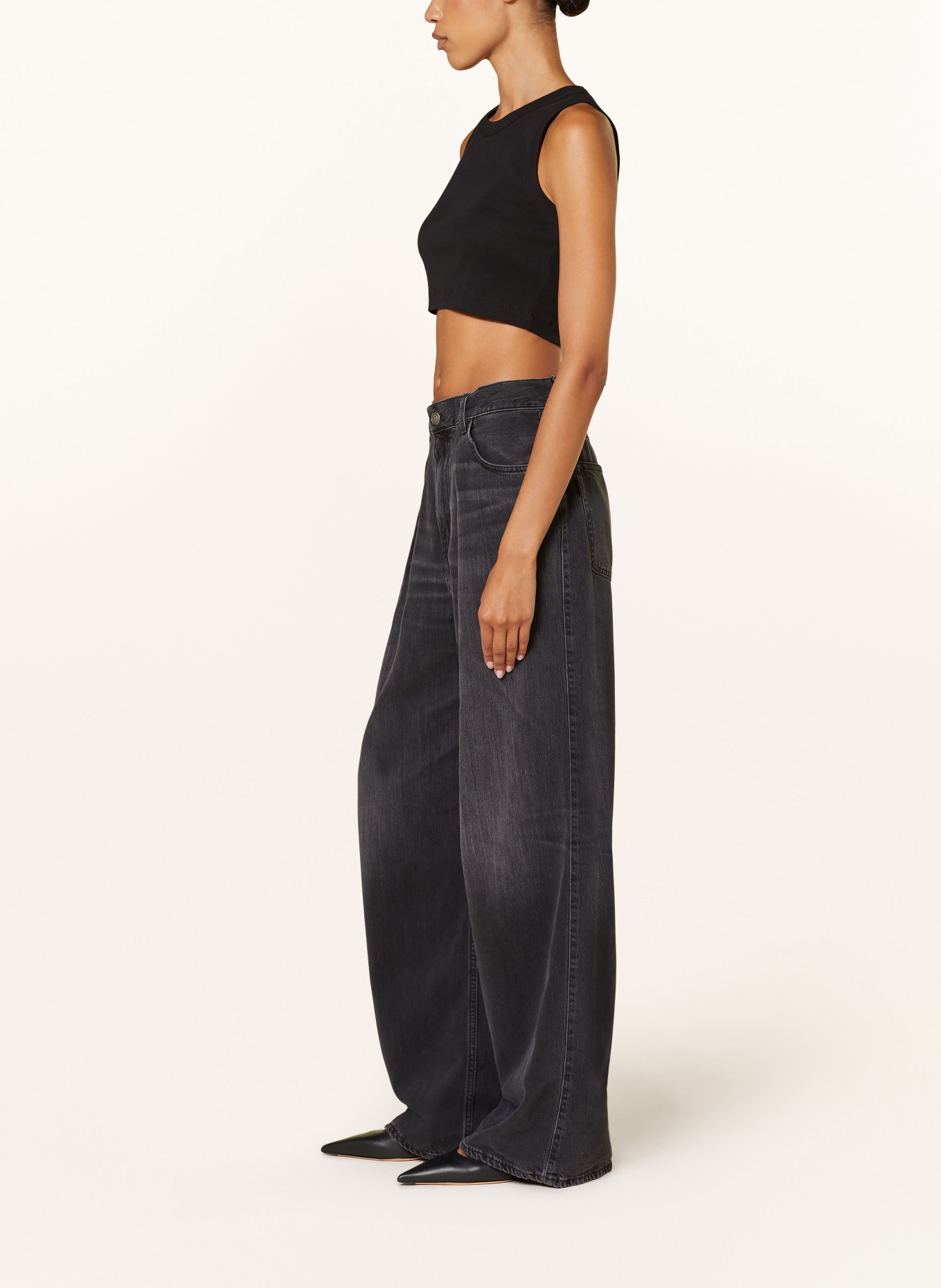 HAIKURE Boyfriend Jeans CANDY, Farbe: L0854 BLACK TEN (Bild 4)