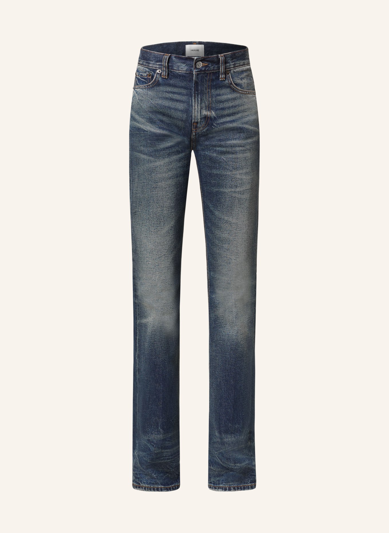 HAIKURE Jean évasé FLORA VINTAGE: L0834 BLEU VINTAGE