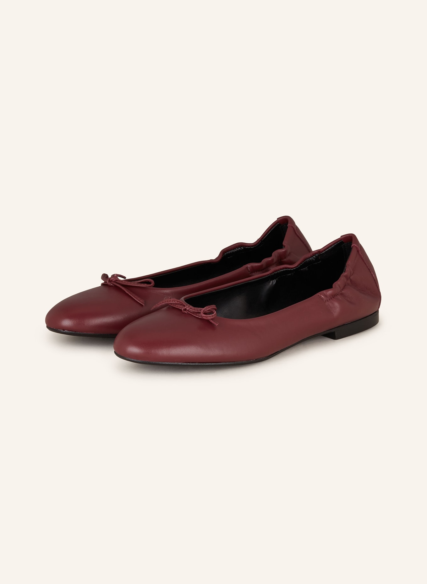 darling harbour Ballet flats, Color: DARK RED (Image 1)