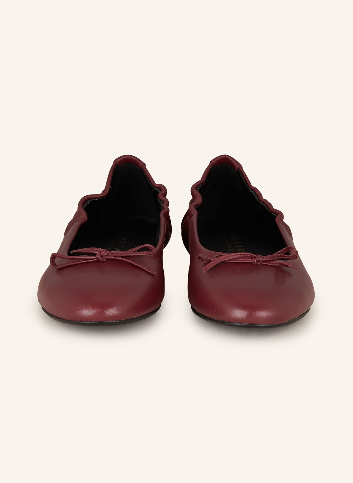 darling harbour Ballet flats, Color: DARK RED (Image 3)