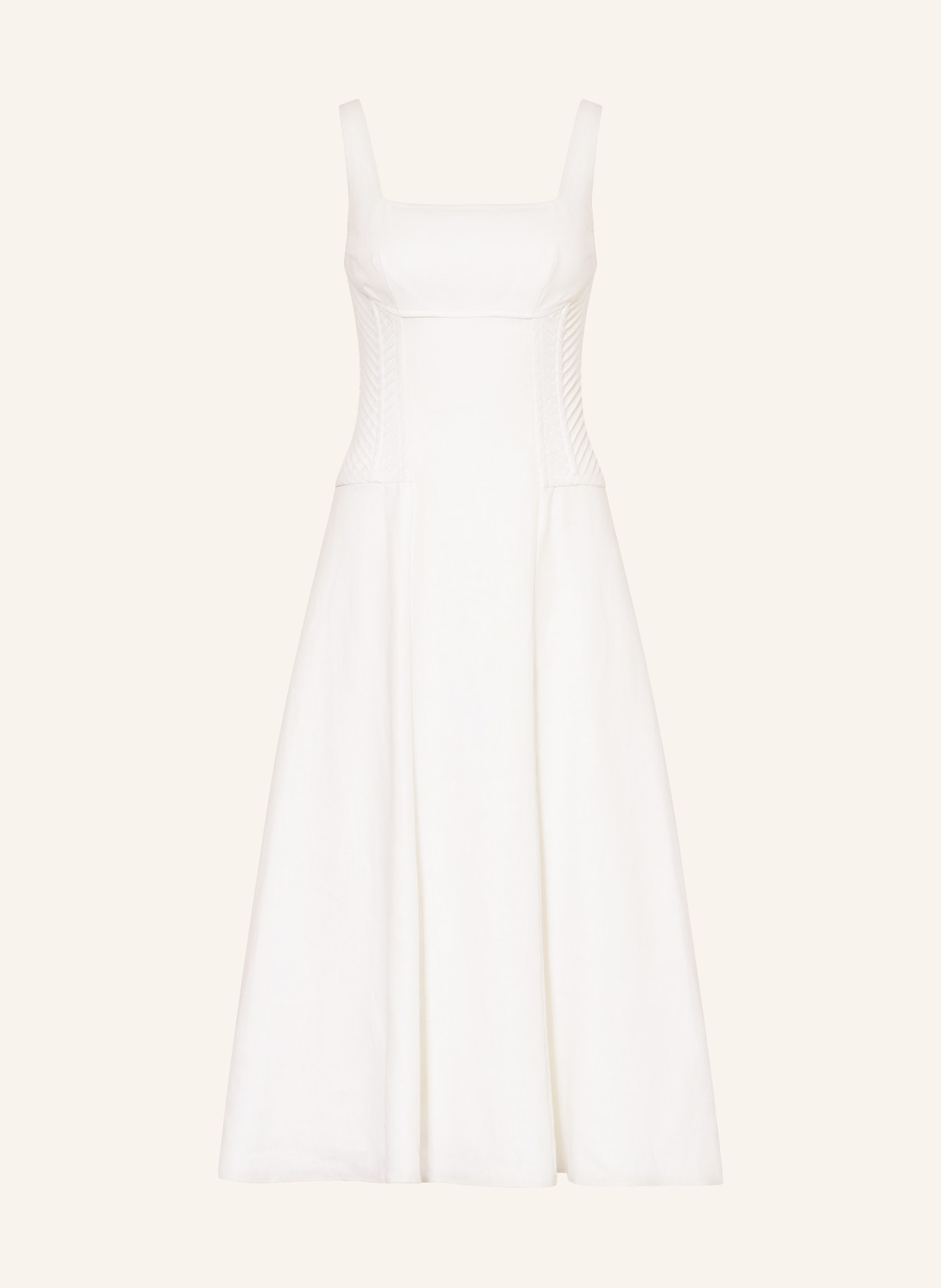 REISS Linen dress ETTA, Color: WHITE (Image 1)