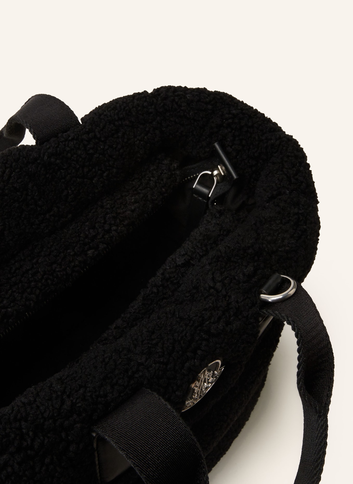 MONCLER Kabelka přes rameno CARADOC MINI: ČERNÁ