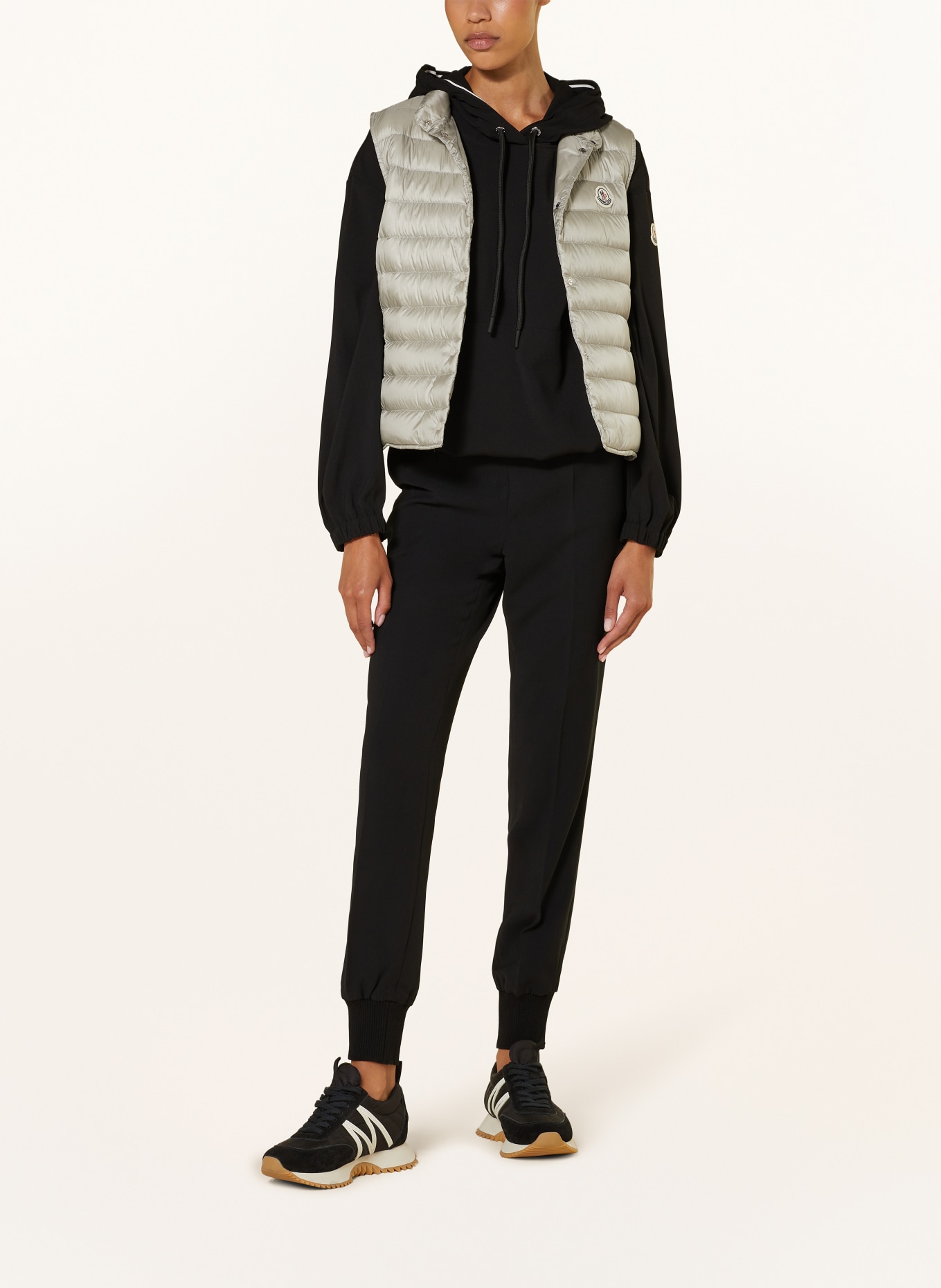 MONCLER Daunenweste LIANE: GRAU