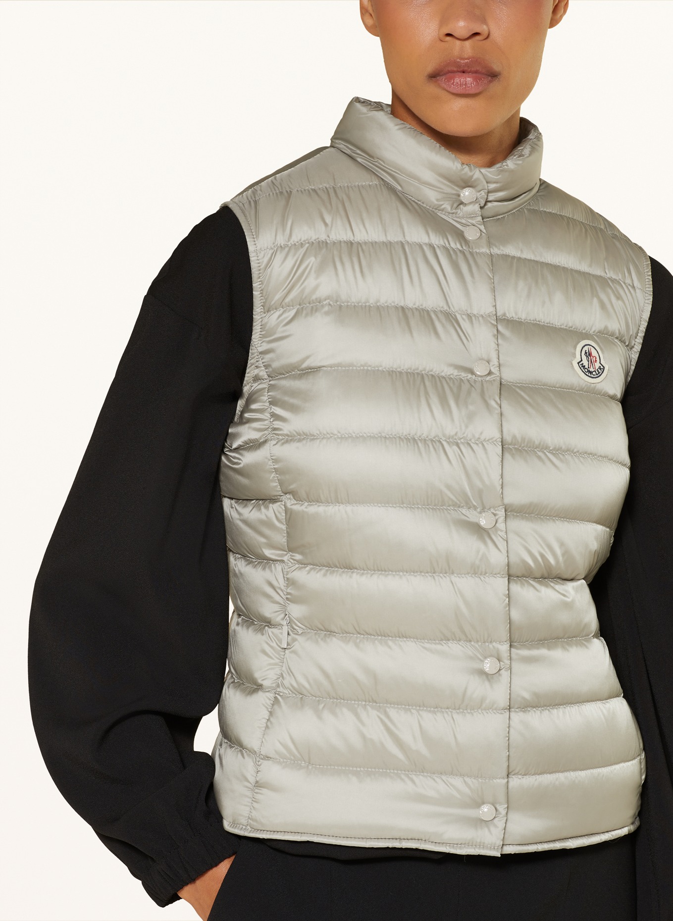 MONCLER Daunenweste LIANE: GRAU