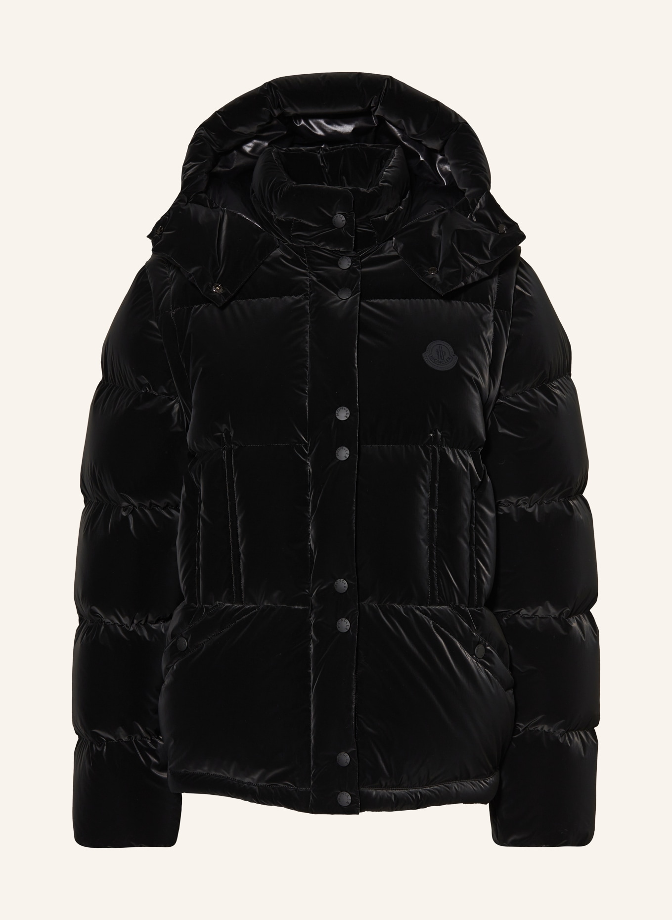 MONCLER Down jacket ALLYMES with detachable sleeves in black