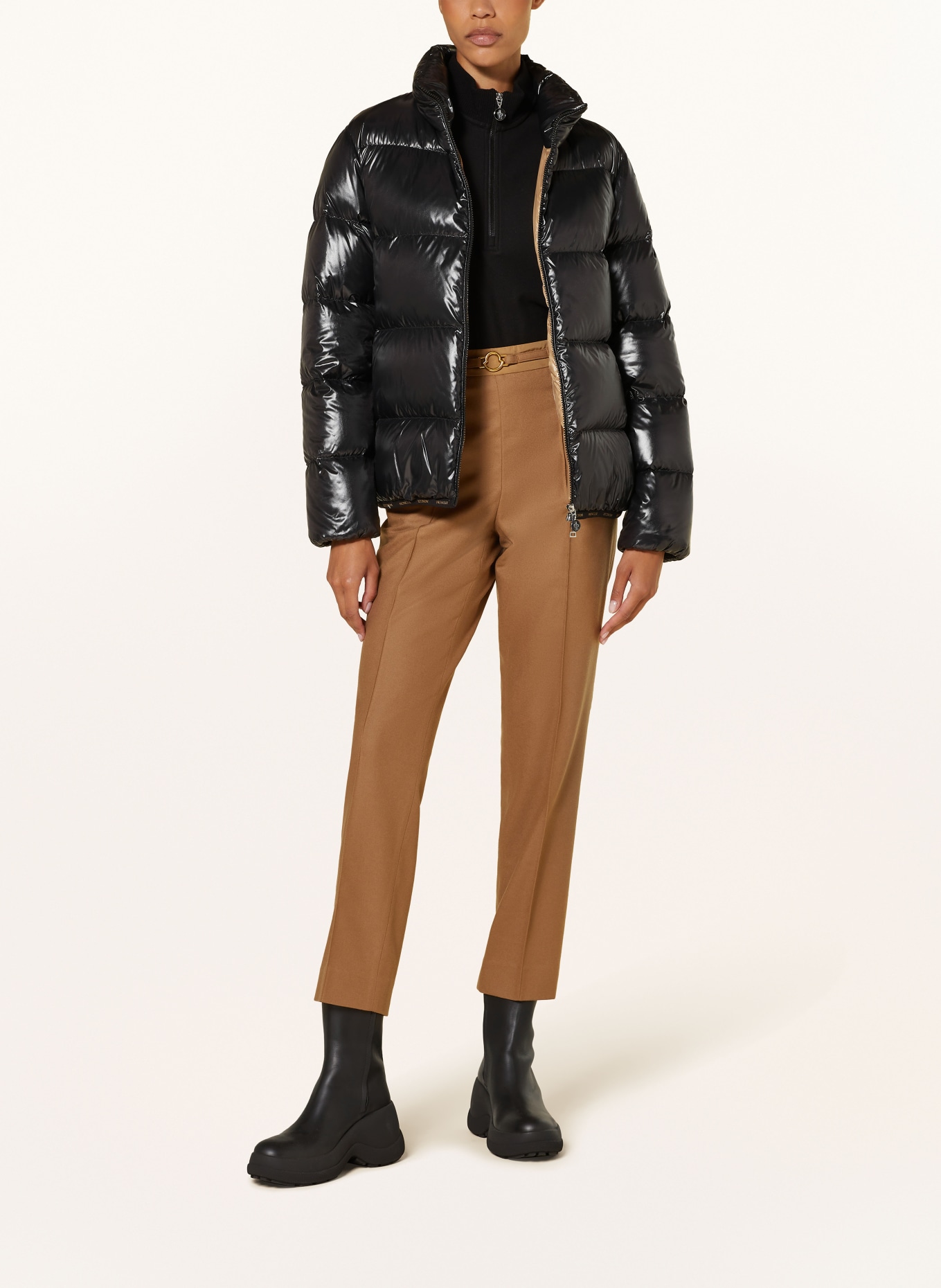 MONCLER Daunenjacke ABBADIA: SCHWARZ