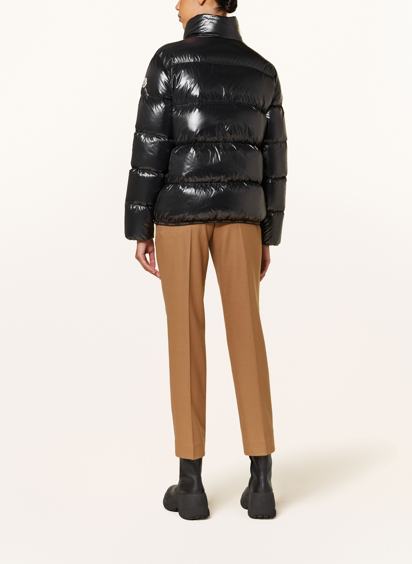 MONCLER Daunenjacke ABBADIA: SCHWARZ
