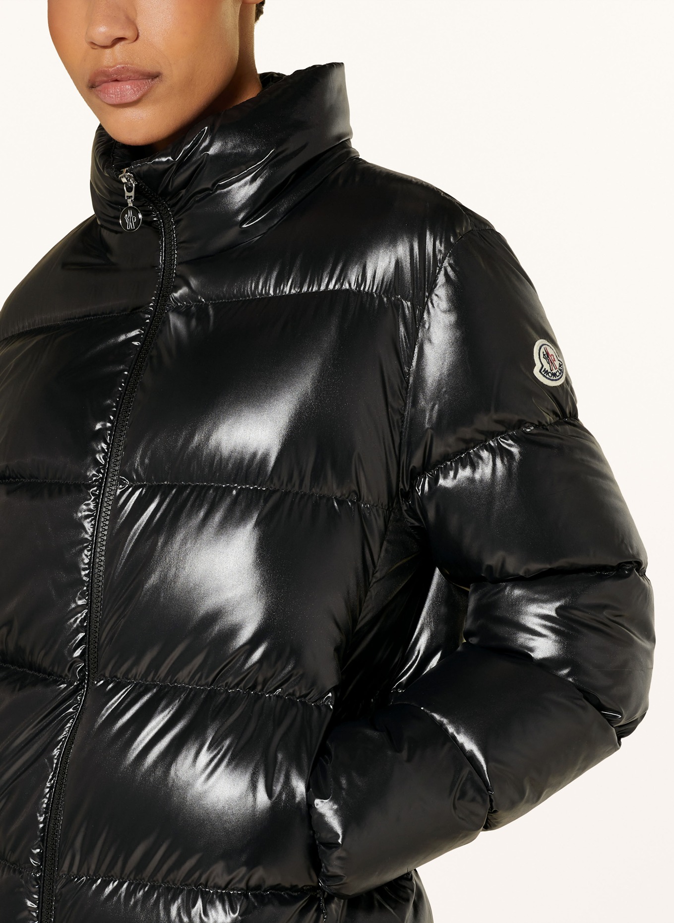 MONCLER Daunenjacke ABBADIA: SCHWARZ