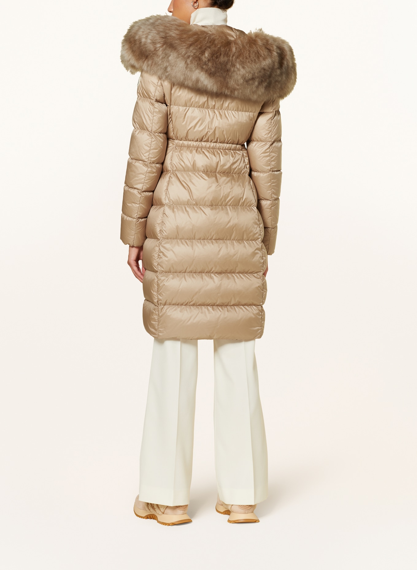 MONCLER Down coat BOEDIC in beige