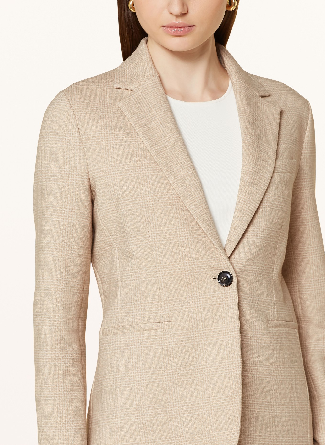 CIRCOLO 1901 Jersey blazer, Color: CREAM/ BEIGE (Image 4)