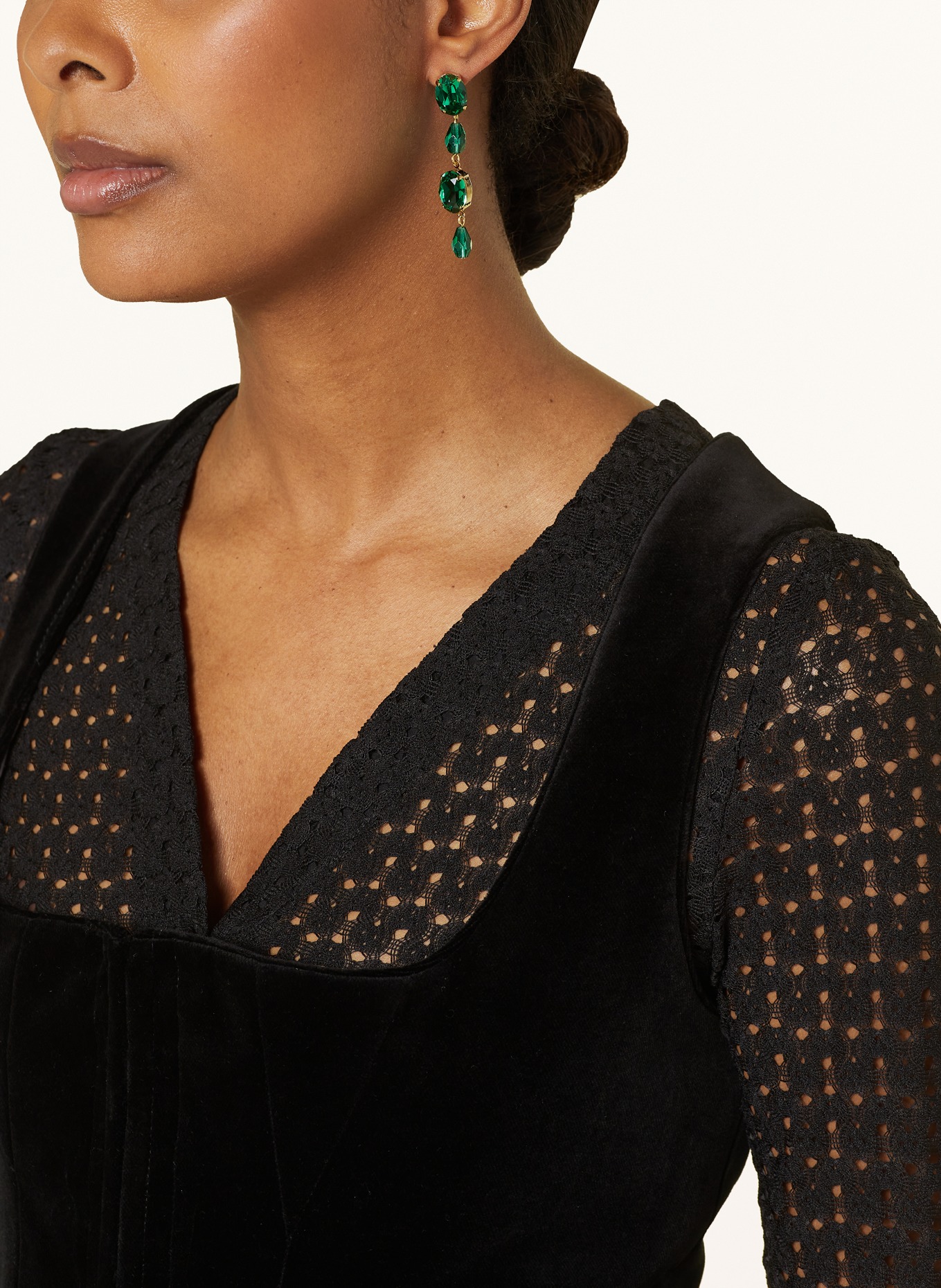 Seenberg Ohrhänger: GRÜN / GOLD